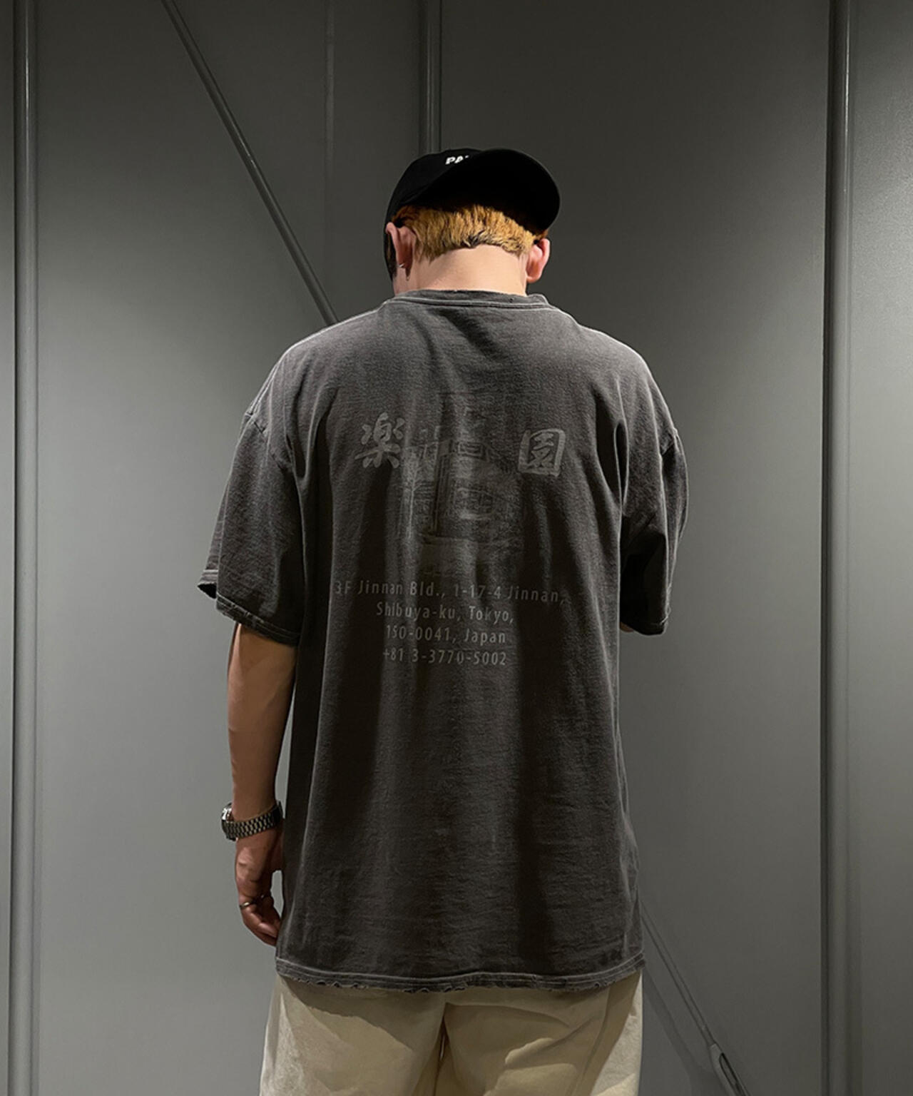 ANCELLM アンセルム ガーデン トップス カットソー Tシャツ ３ ANCELLM×GARDEN/アンセルム/別注 SOUVENIR T-SHIRT ”楽園” | GARDEN