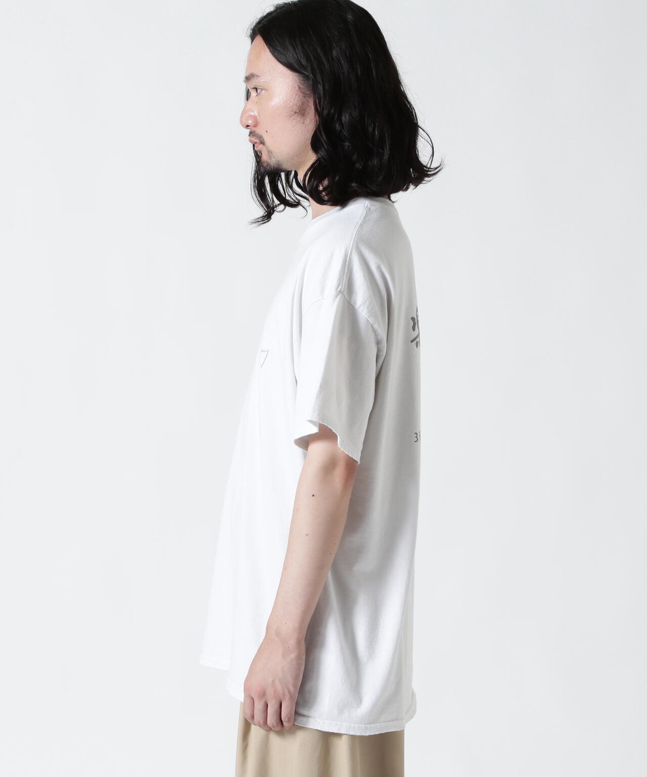 Ancellm 別注 SOUVENIR T-SHIRT\"上方\" ホワイト ANCELLM SOUVENIR T-SHIRT 