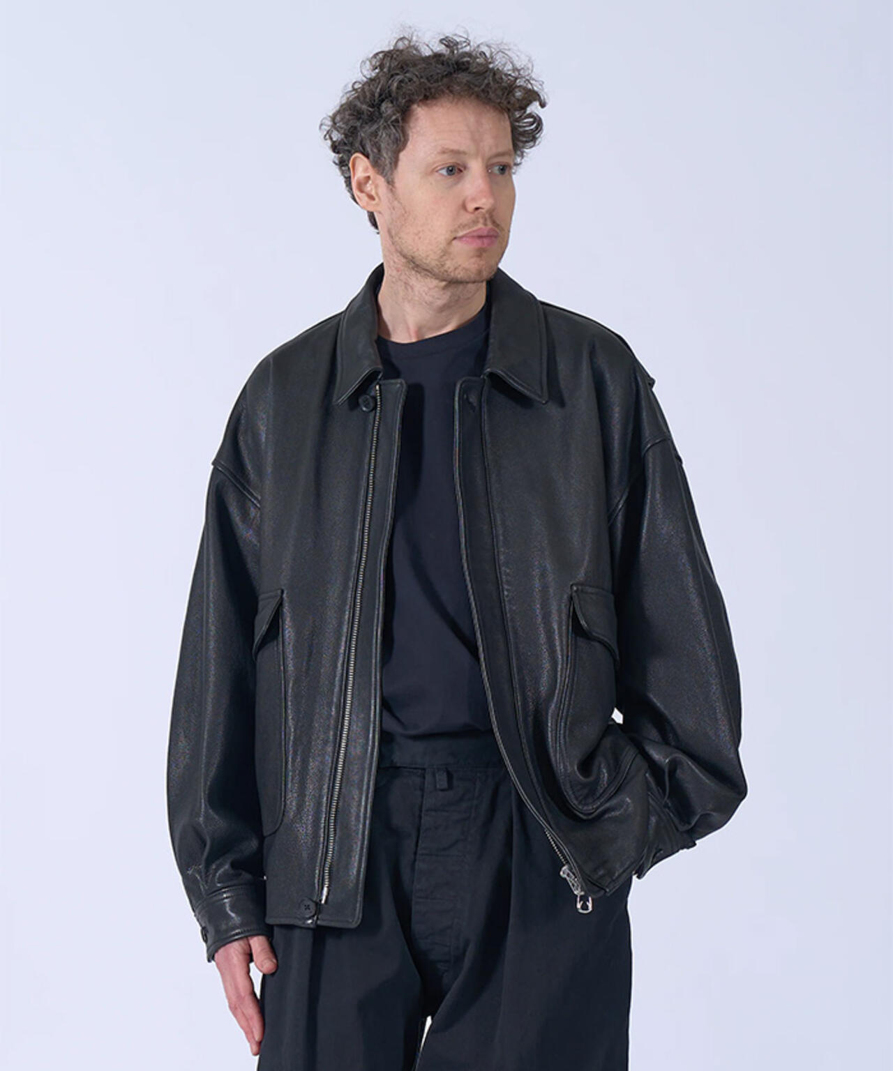 YOKE/ヨーク/Leather Flight Jacket/YK25FW01017B