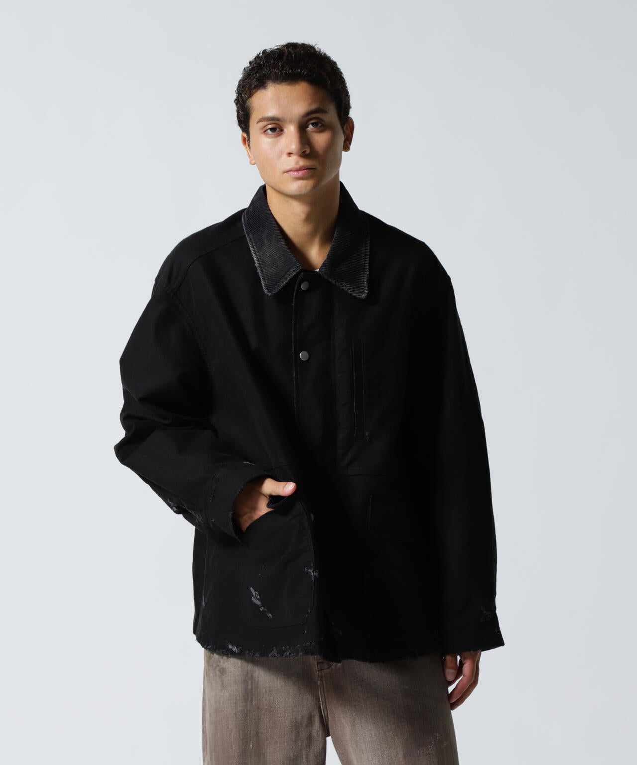 ジャケット・アウター ANCELLM 25aw MOLESKIN WORK JACKET ANCELLM 25aw MOLESKIN WORK JACKET - メルカリ