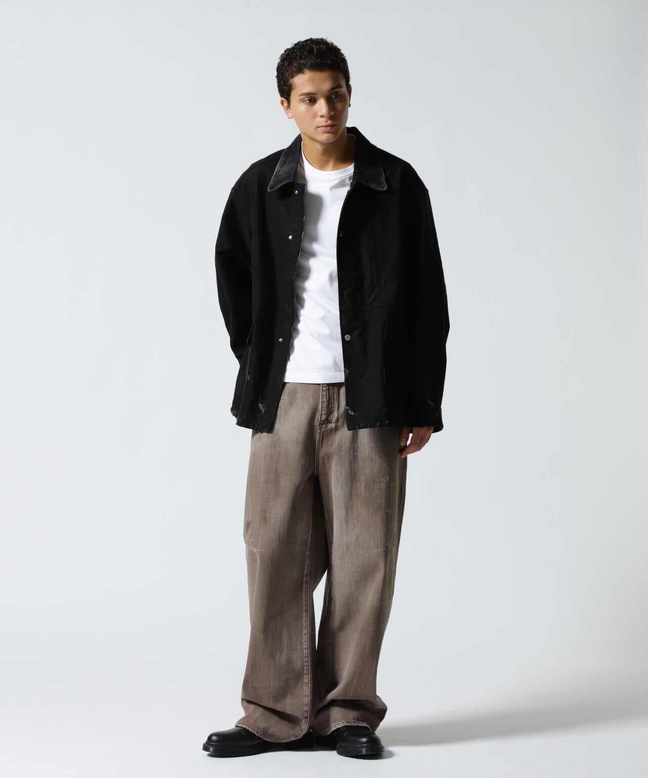 ジャケット・アウター ANCELLM MOLESKIN WORK JACKET MOLESKIN WORK JACKET(BEIGE) – ANCELLM