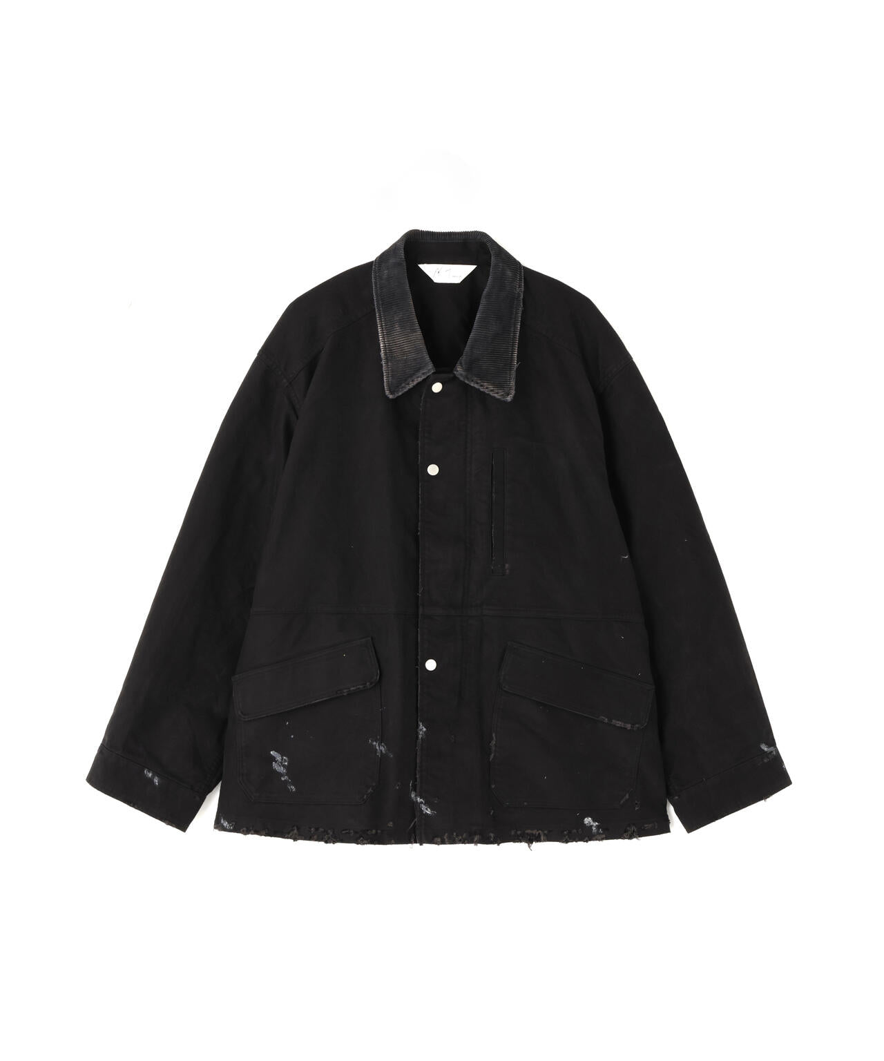 ANCELLM MOLESKIN WORK JACKET ブラック　1 ANCELLM/アンセルム/MOLESKIN WORK JACKET | GARDEN（ガーデン