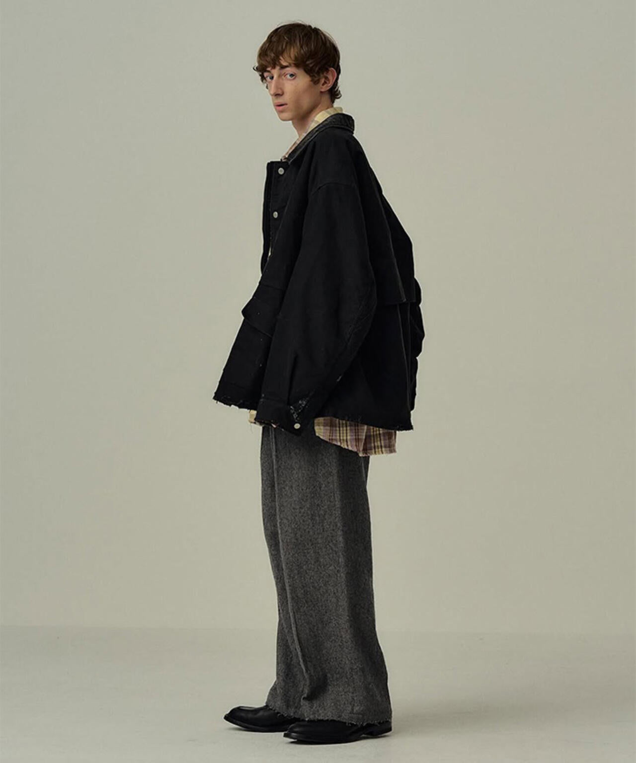 ジャケット・アウター ANCELLM MOLESKIN WORK JACKET MOLESKIN WORK JACKET[BLACK] | 1LDK (ワンエルディーケー) 公式