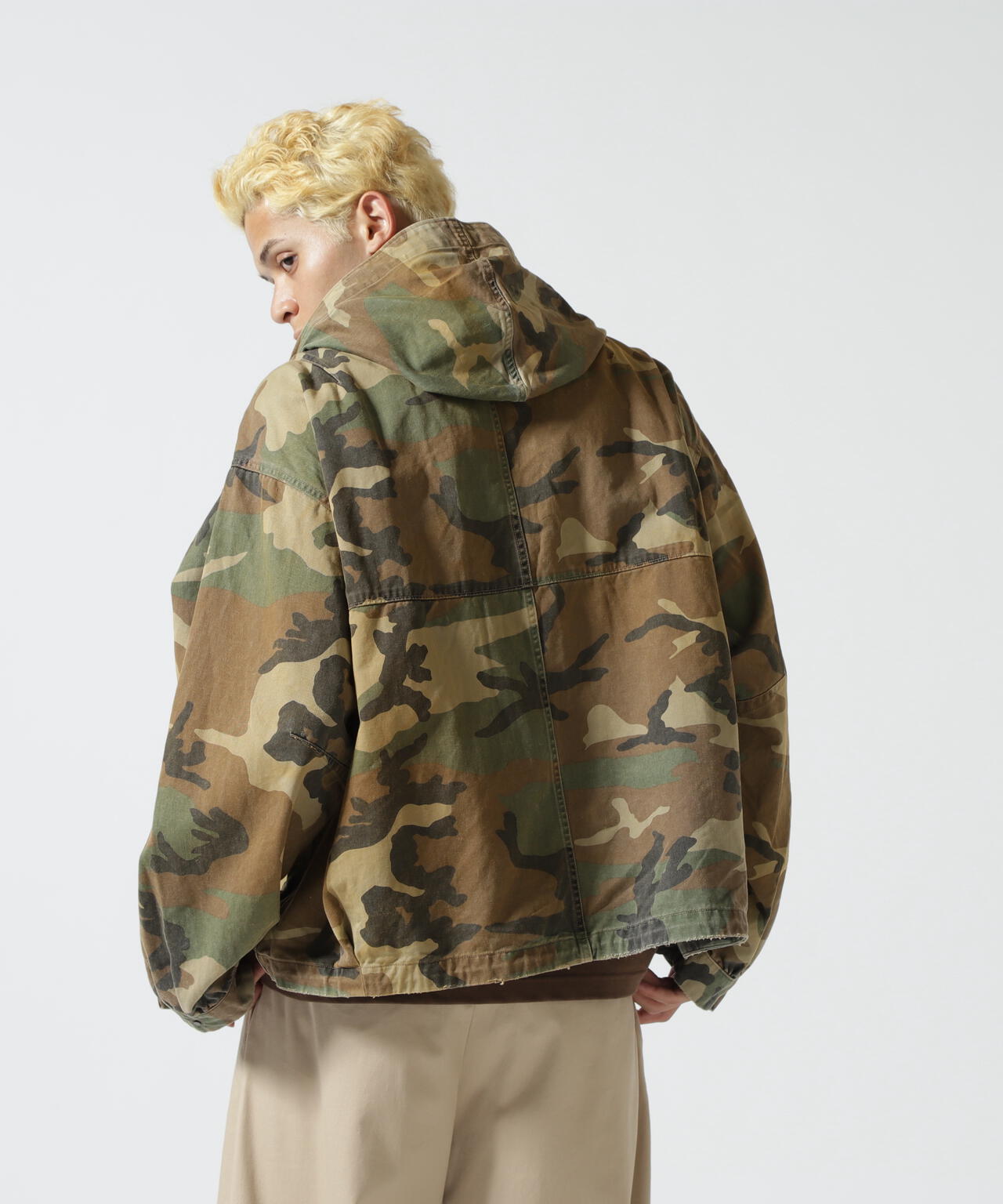 ANCELLM/アンセルム/CAMO ZIPUP HOODIE