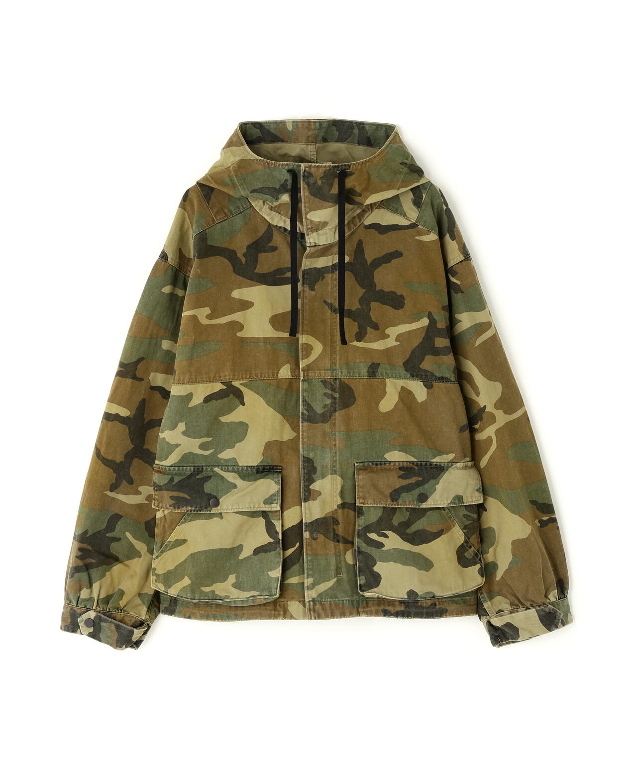 ANCELLM/アンセルム/CAMO ZIPUP HOODIE