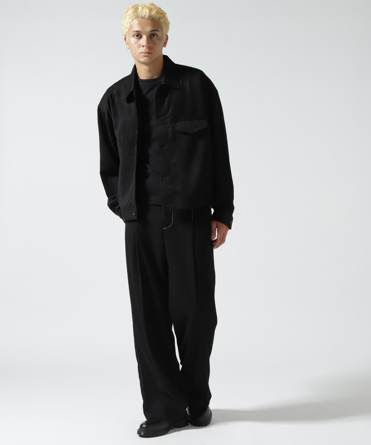 ANCELLM/アンセルム/VEAGAN SUEDE WORK SHIRT