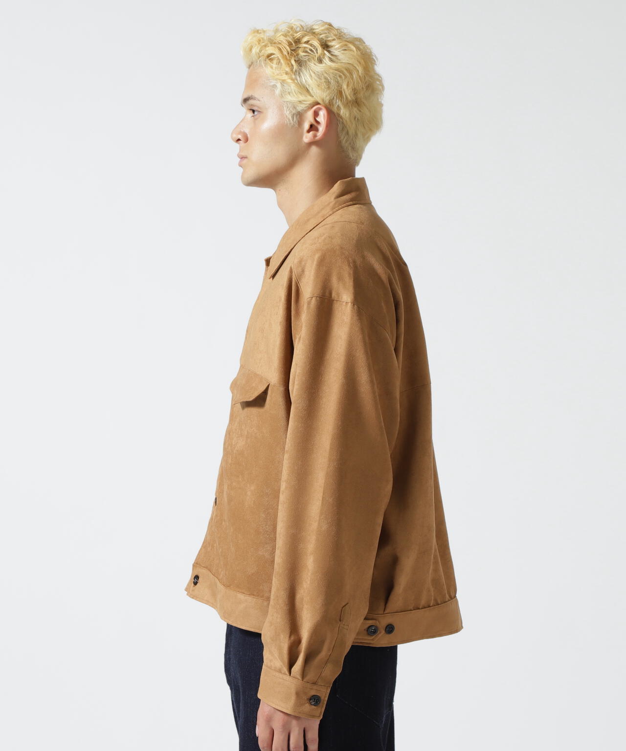 ANCELLM/アンセルム/VEAGAN SUEDE WORK SHIRT