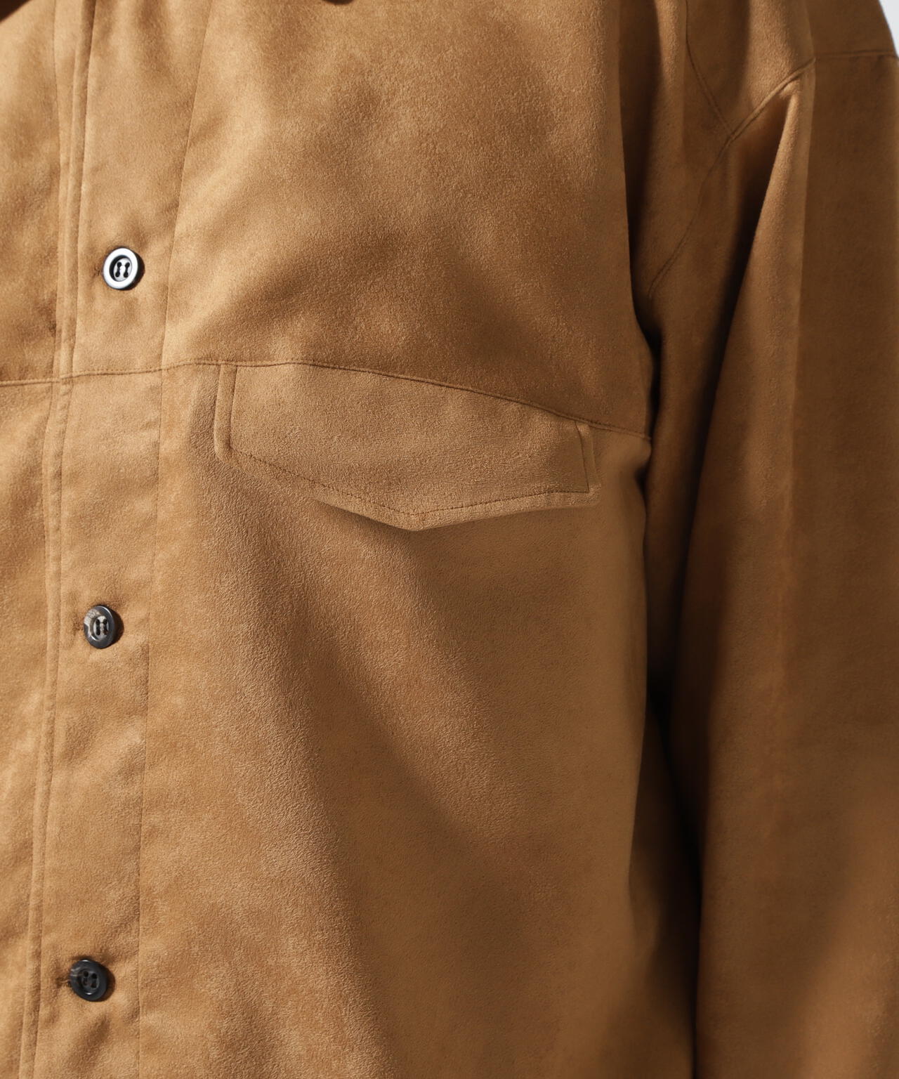ANCELLM/アンセルム/VEAGAN SUEDE WORK SHIRT