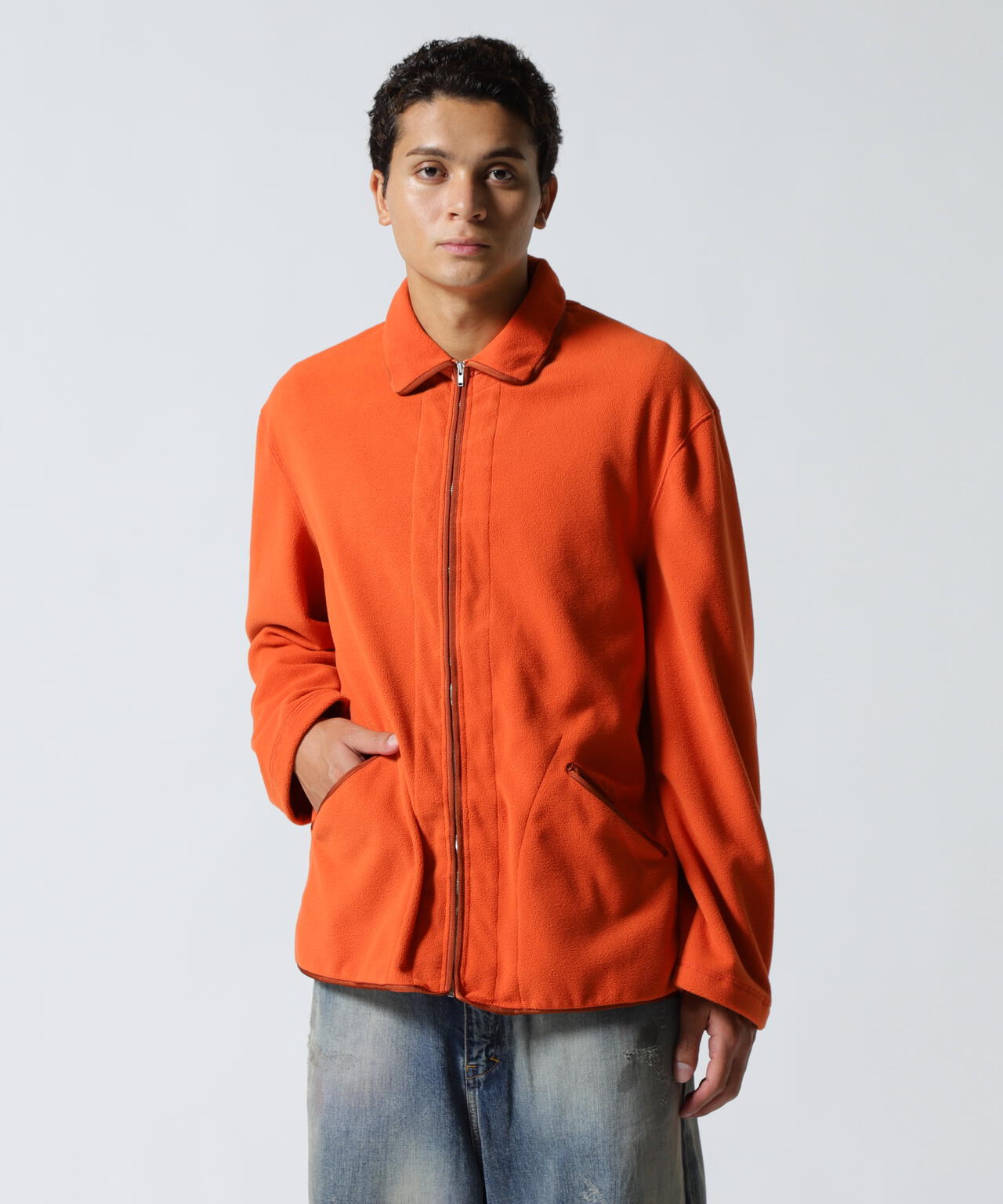 FOUNDOUR/ファウンダ/FLEECE ZIP BLOUSON