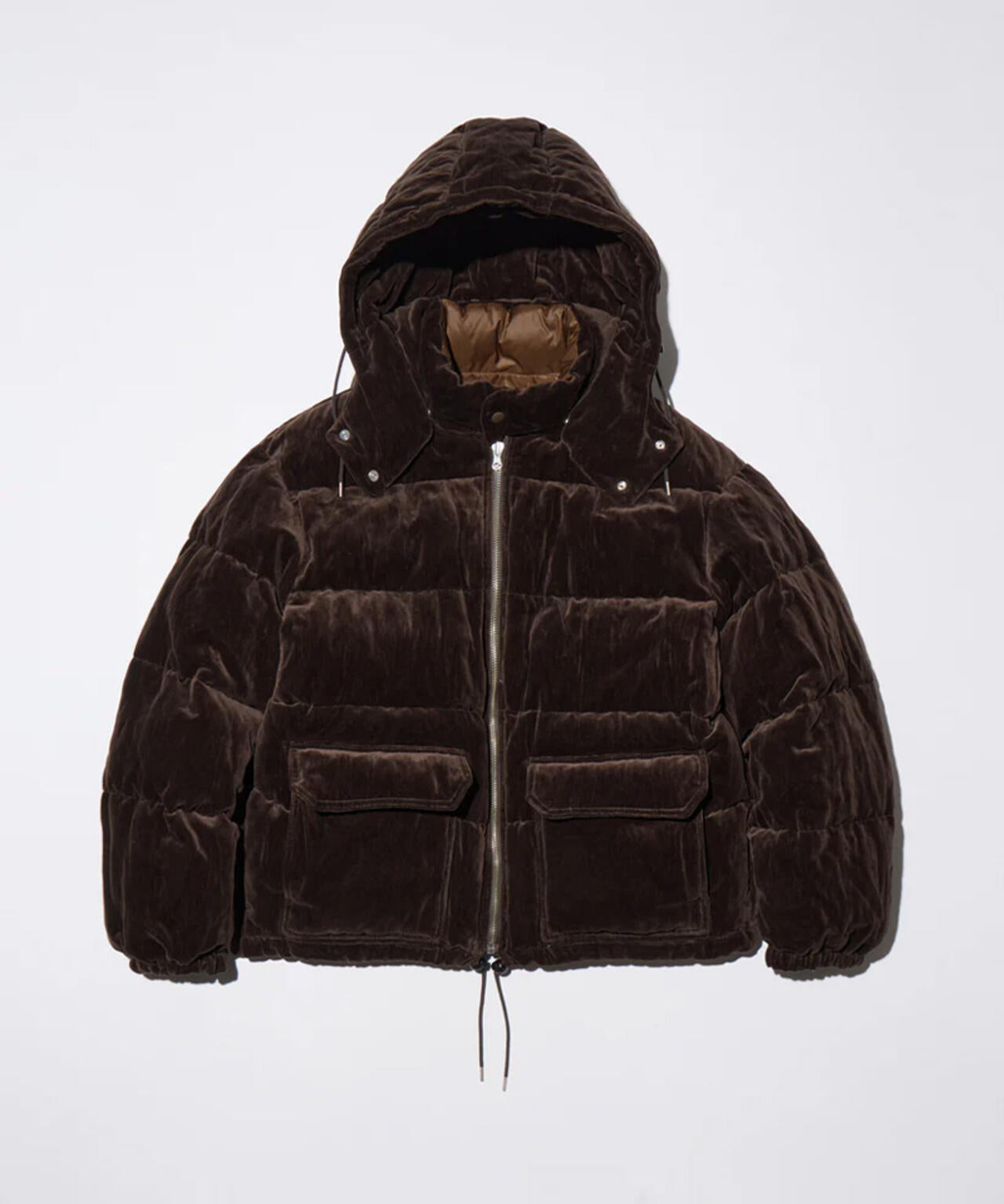 THOUSANDS/サウザンズ/WRINKLED VELVET DOWN JACKET