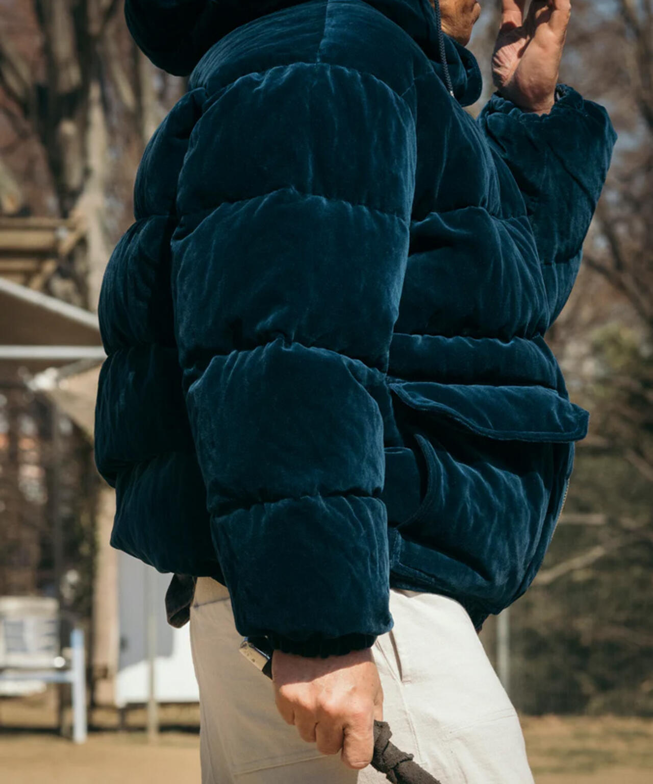 THOUSANDS/サウザンズ/WRINKLED VELVET DOWN JACKET | GARDEN