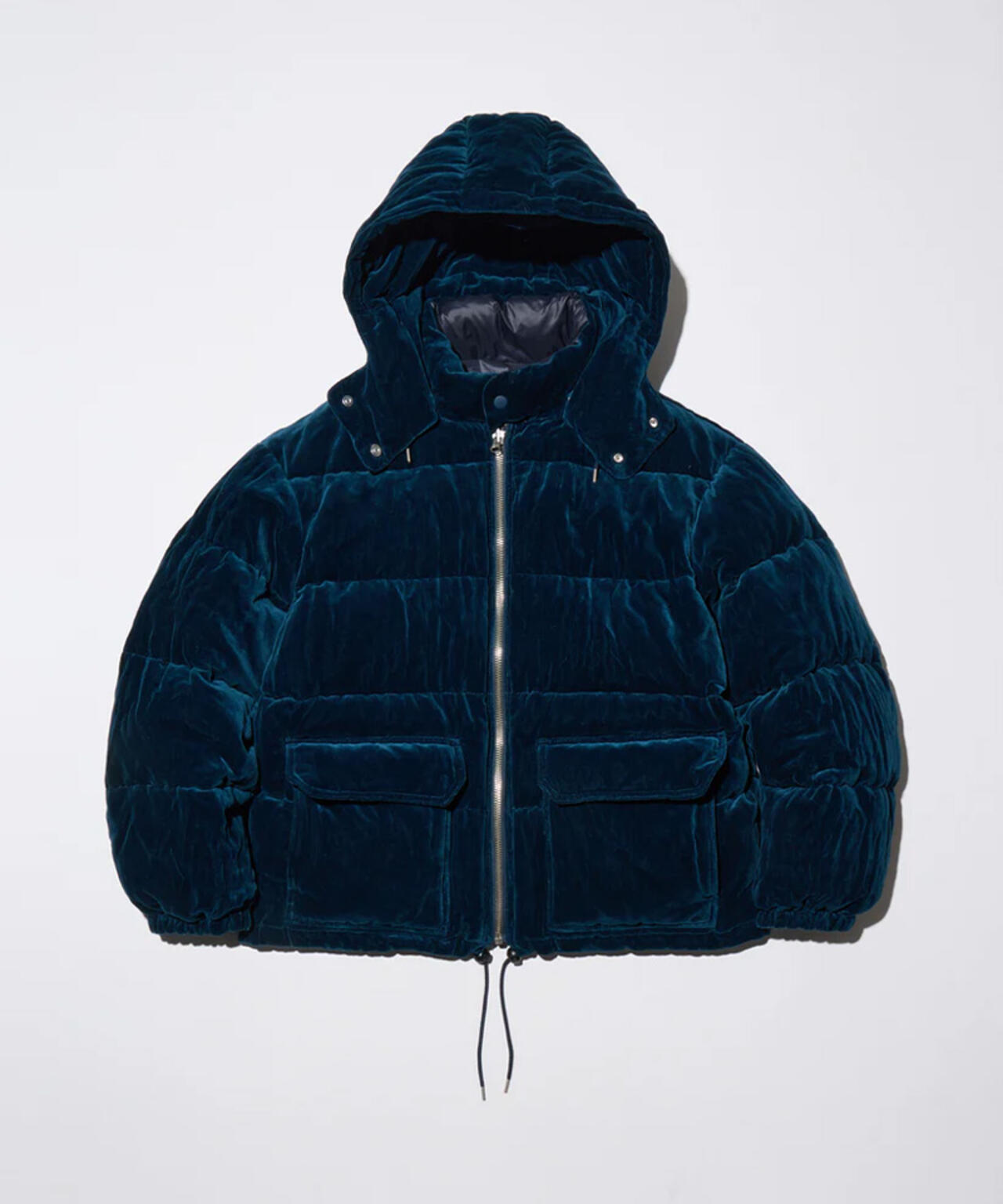 THOUSANDS/サウザンズ/WRINKLED VELVET DOWN JACKET