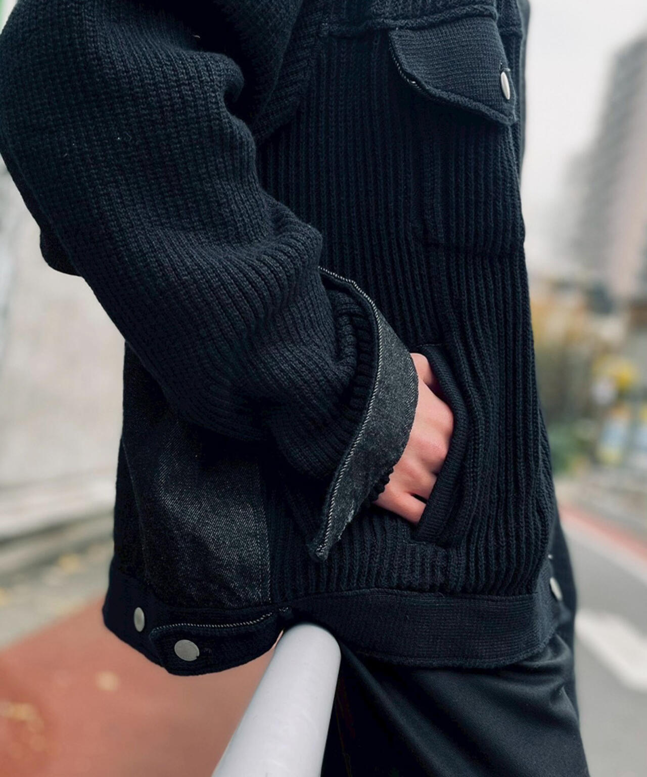 YOKE×吾亦紅/ヨーク×ワレモコウ/CONNECTED KNIT DENIM TRUCKER JACKET EXCLUSIVE/吾亦紅別注