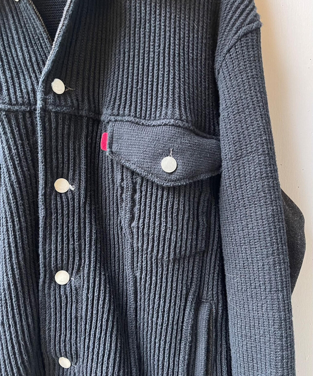 YOKE×吾亦紅/ヨーク×ワレモコウ/CONNECTED KNIT DENIM TRUCKER JACKET