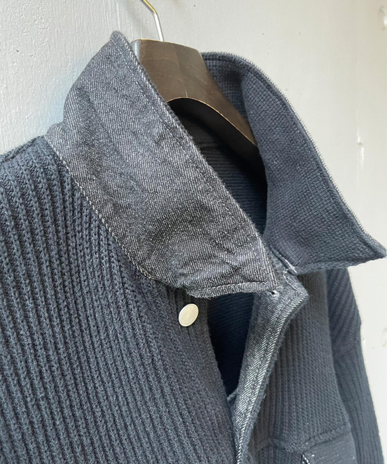 YOKE×吾亦紅/ヨーク×ワレモコウ/CONNECTED KNIT DENIM TRUCKER JACKET EXCLUSIVE/吾亦紅別注