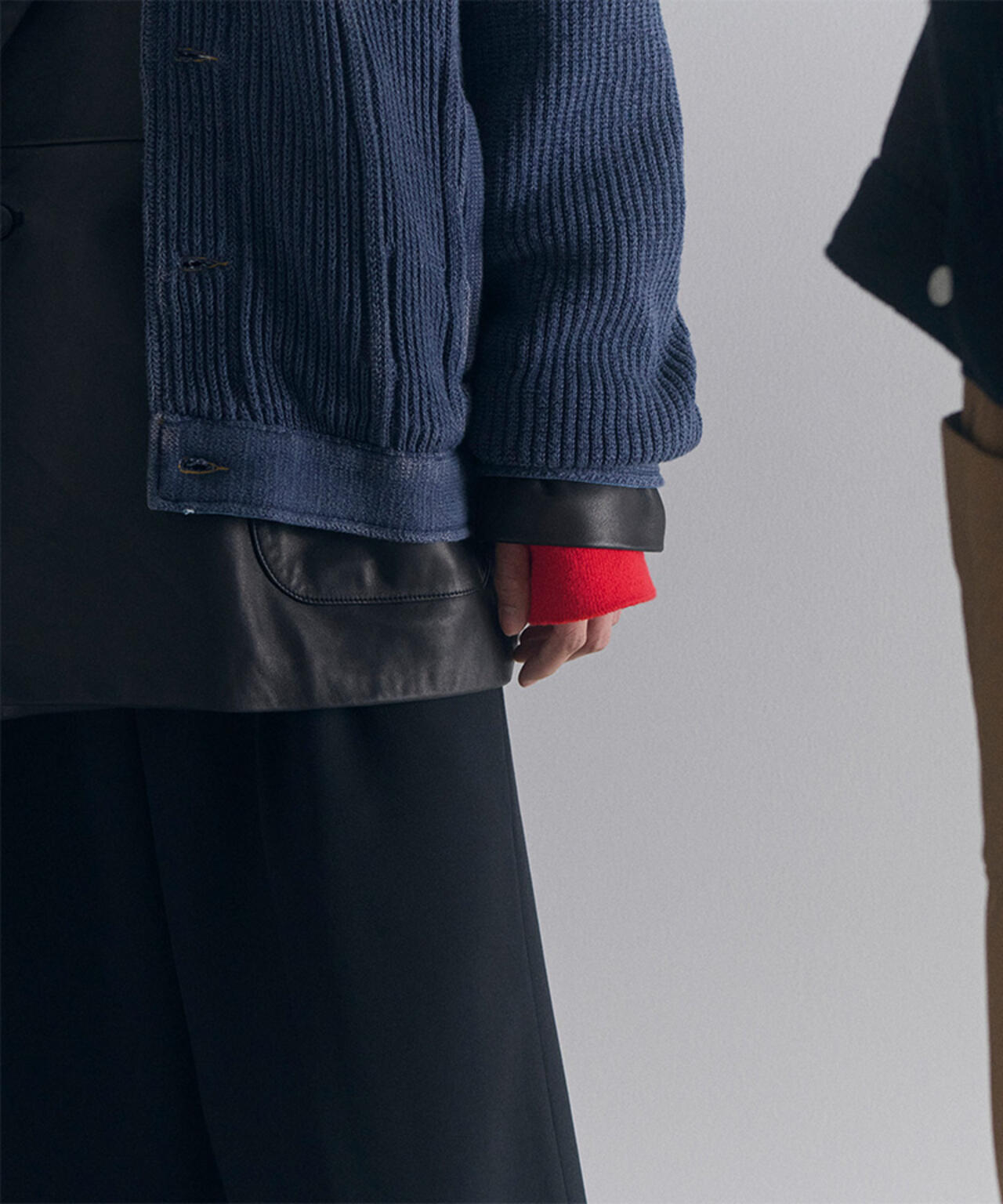 YOKE×吾亦紅/ヨーク×ワレモコウ/CONNECTED KNIT DENIM TRUCKER JACKET EXCLUSIVE/吾亦紅別注