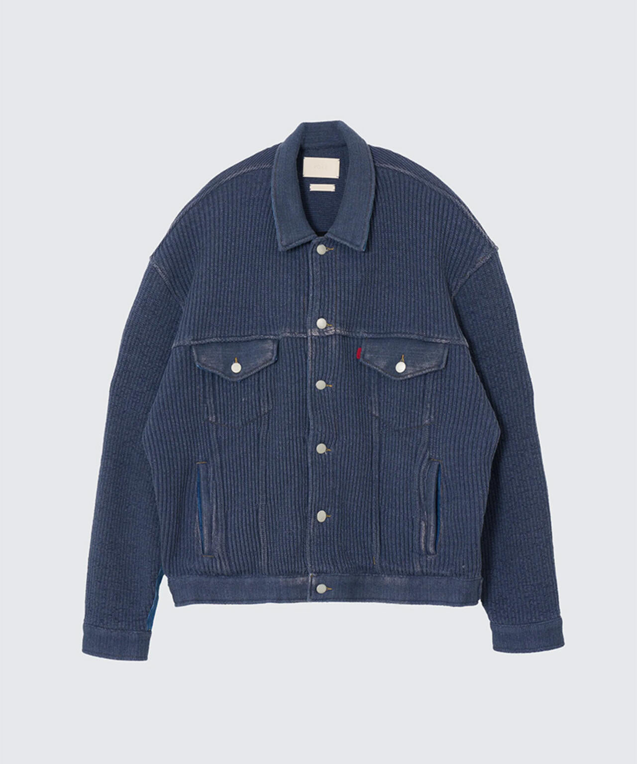 YOKE×吾亦紅/ヨーク×ワレモコウ/CONNECTED KNIT DENIM TRUCKER JACKET