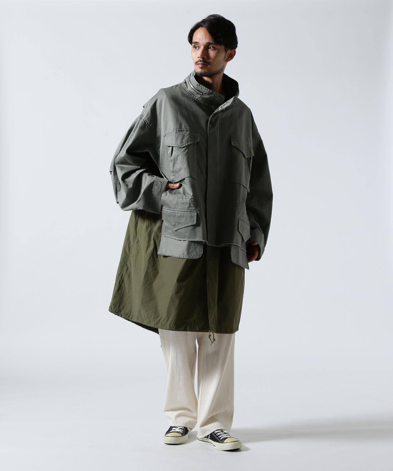 YOKE ヨーク Military Over Coat コート YOKE/ヨーク/Connected Military Coat/YK25FW01022C | GARDEN