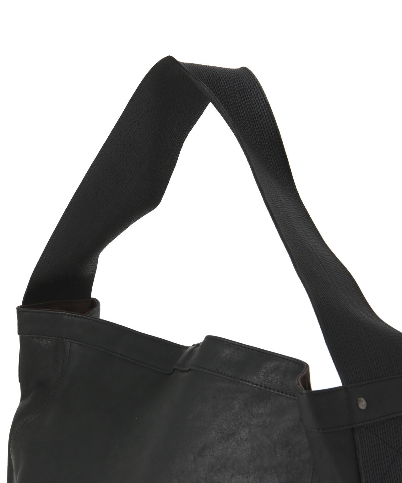 T.TタイガタカハシTAIGA TAKAHASHIニュースボーイバッグブラック T.T/ティーティー/Lot 004 News Boy Horse Leather/TAIGA