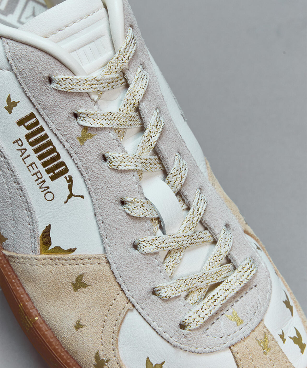 MASU×PUMA Palermo コラボスニーカー アートなスニーカー】PUMA×MASUが生んだ「幻のゴールドPALERMO」を