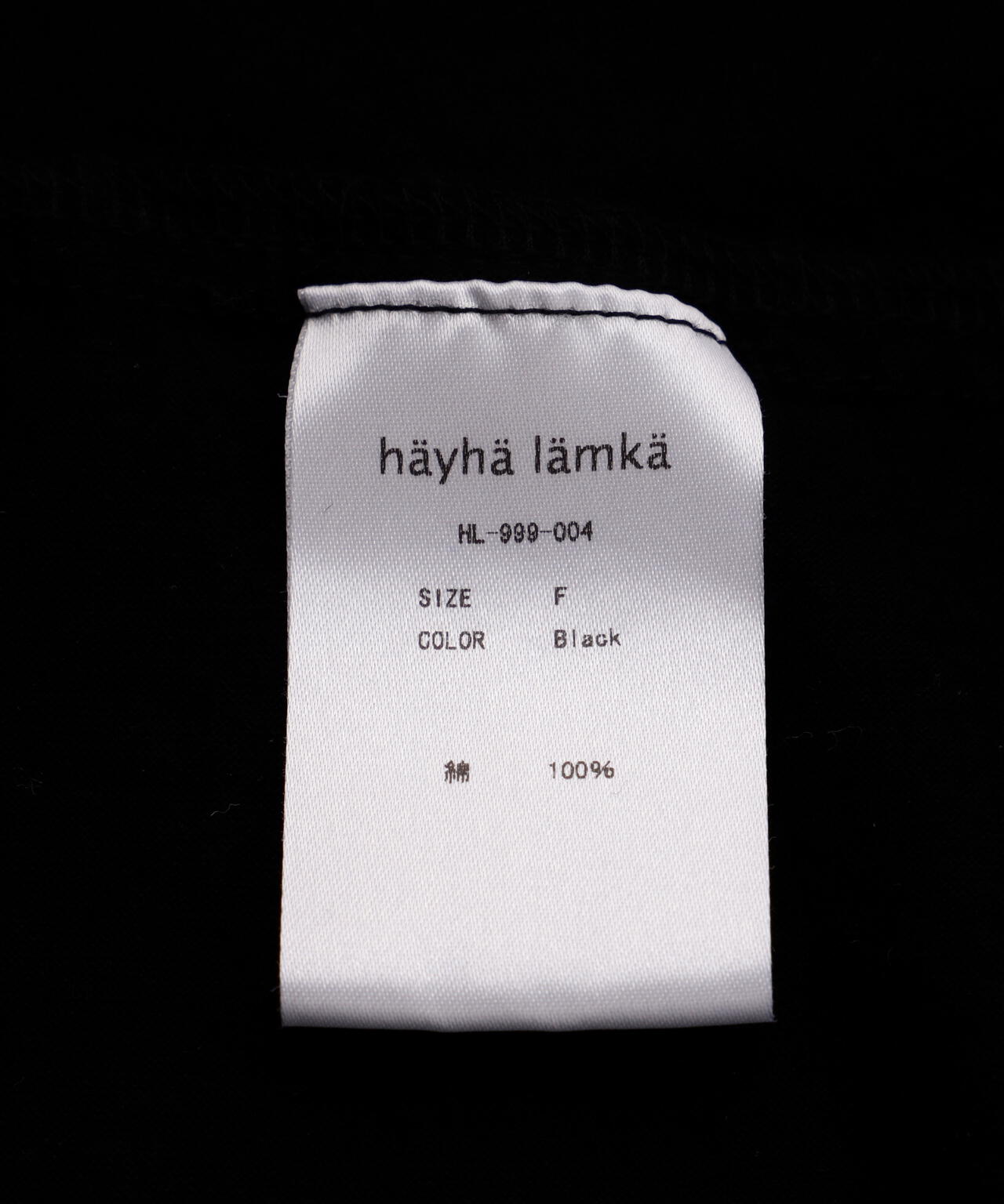 häyhä lämka/ヘイヘ ラムカ/LONG SLEEVE TEE