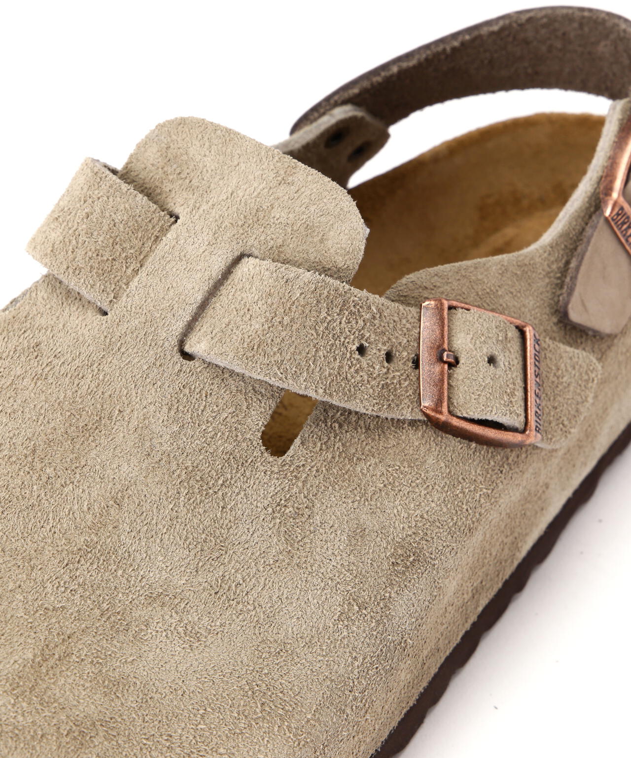 BIRKENSTOCK ビルケンシュトック トキオ スエードレザー トープ　40 BIRKENSTOCK/ビルケンシュトック/TOKIO Suede/トキオ スエード