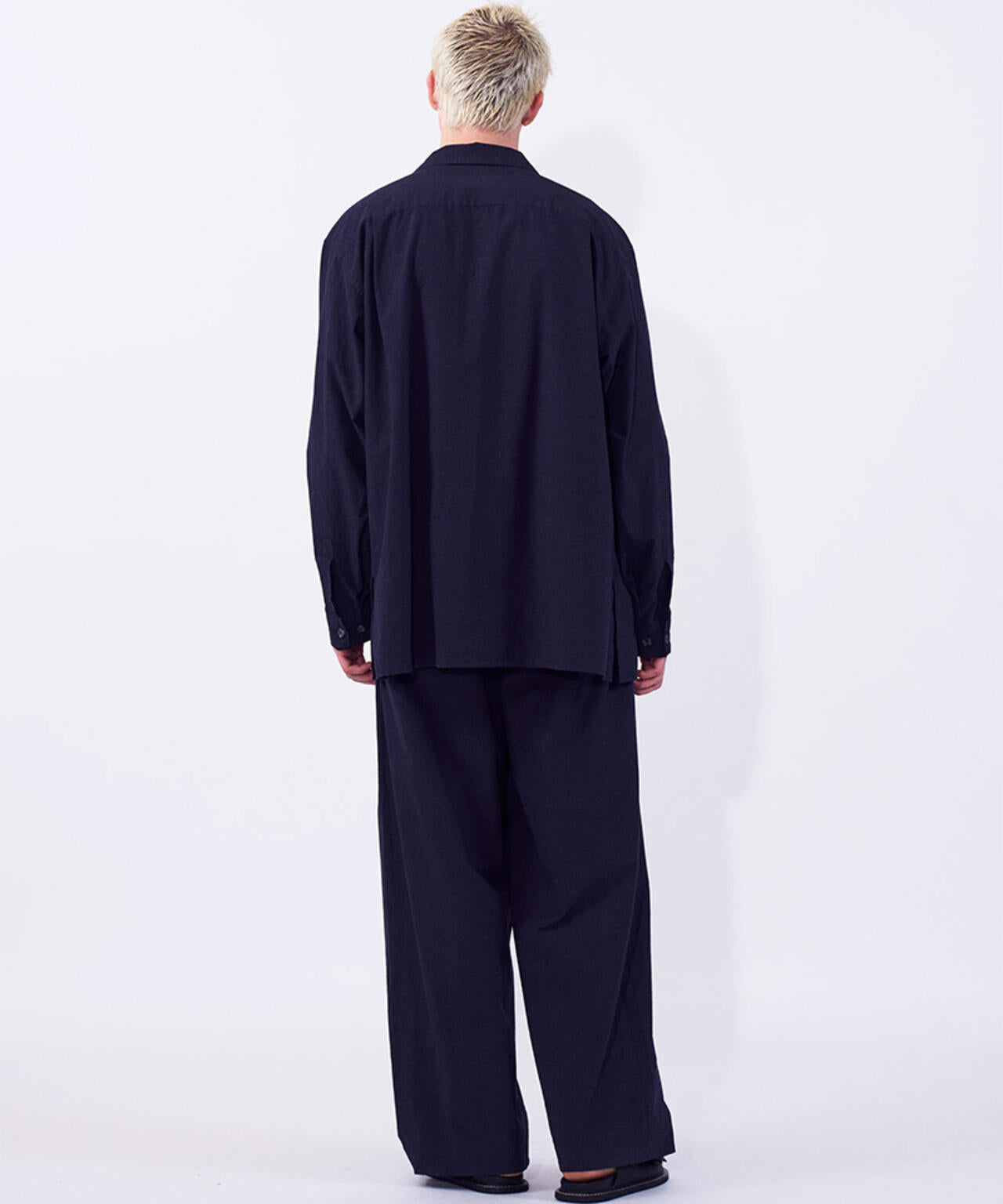 YOKE/ヨーク/Modal Twill Front Flat 1pleated Easy Trousers