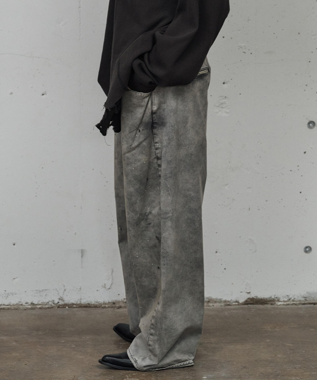 ANCELLM/アンセルム/CHINO WIDE SLACKS/ANC-PT111