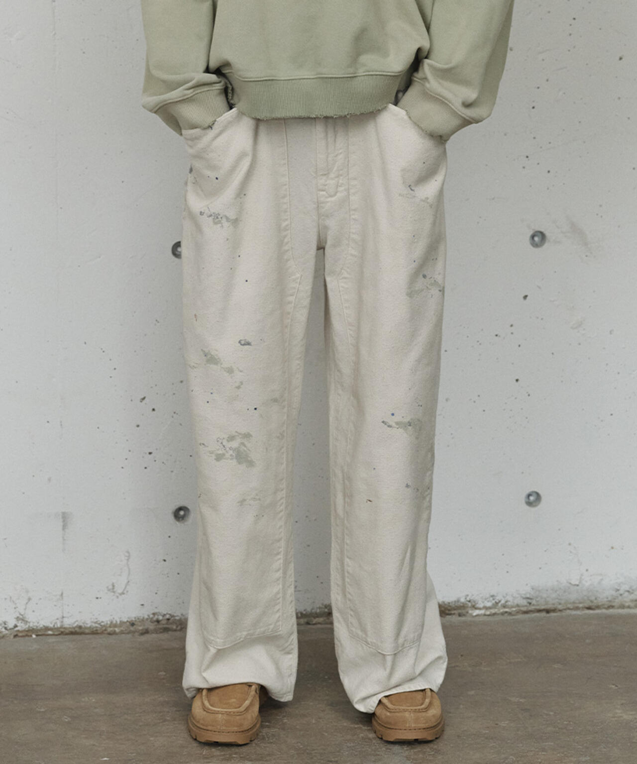 ANCELLM/アンセルム/C/R DUCK DOUBLEKNEE PANTS/ANC-PT112