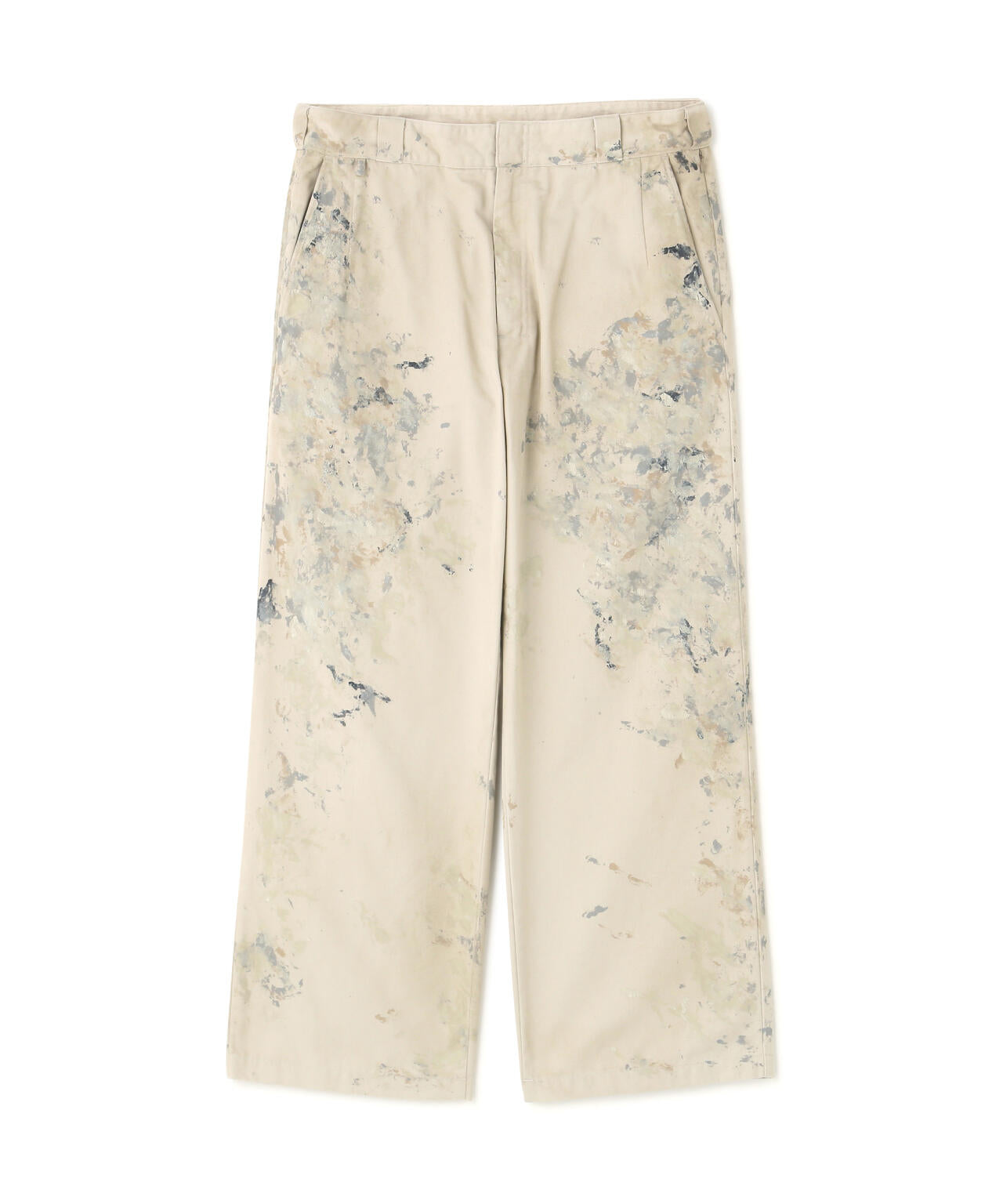 アンセルム　ペイントパンツ　ホワイト AIGING PAINTER PANTS(WHITE) – ANCELLM