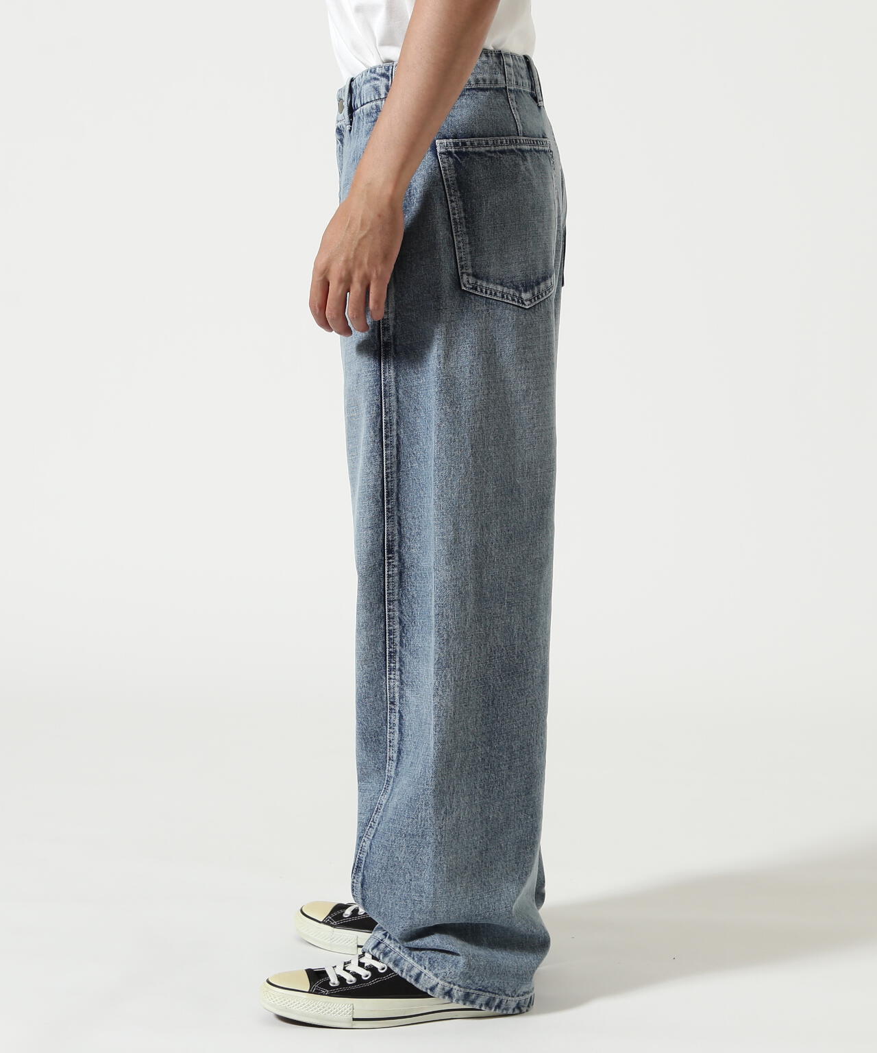Toironier/トワロニエ/Draping Denim Trousers | GARDEN（ガーデン