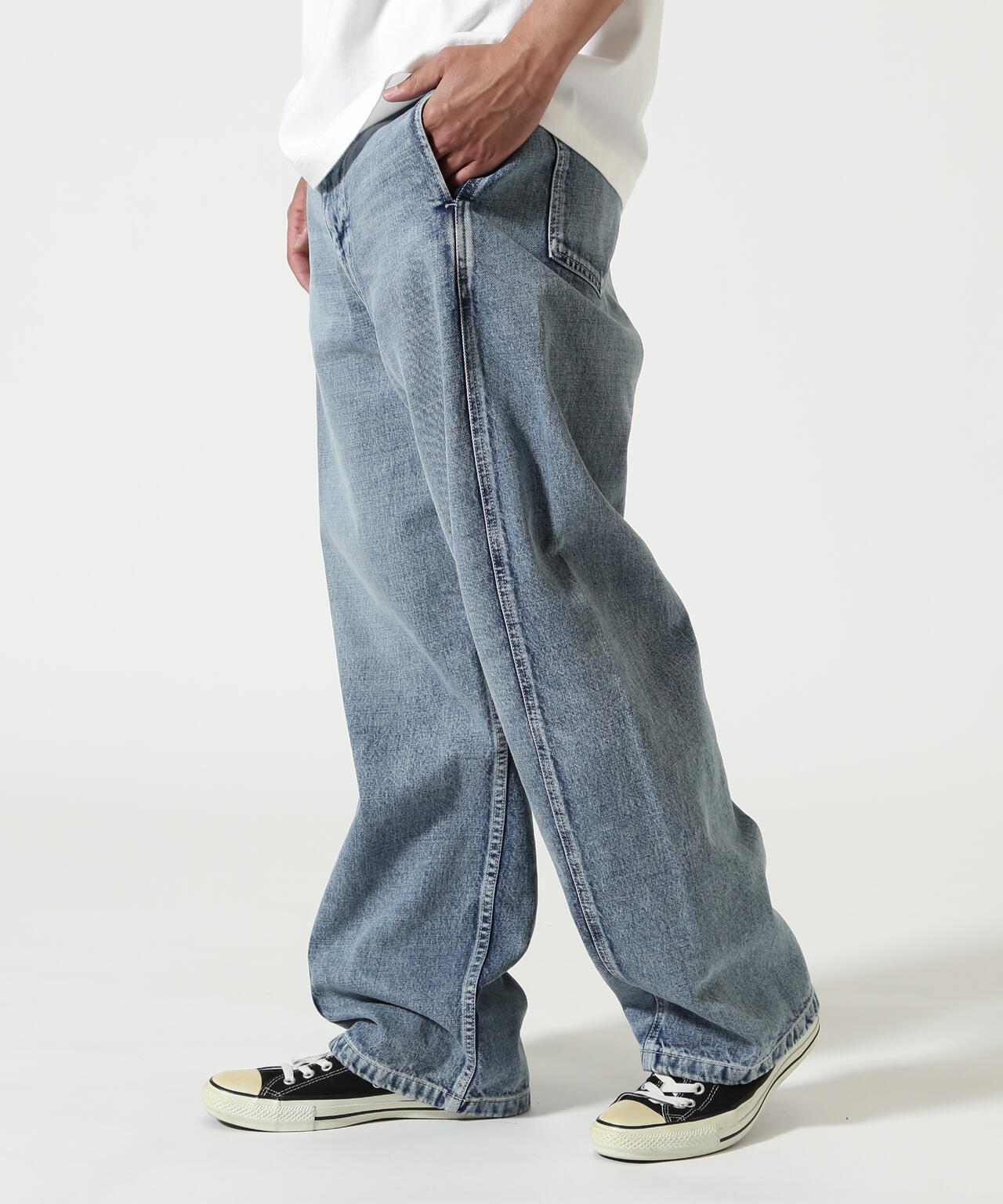 Toironier/トワロニエ/Draping Denim Trousers | GARDEN（ガーデン