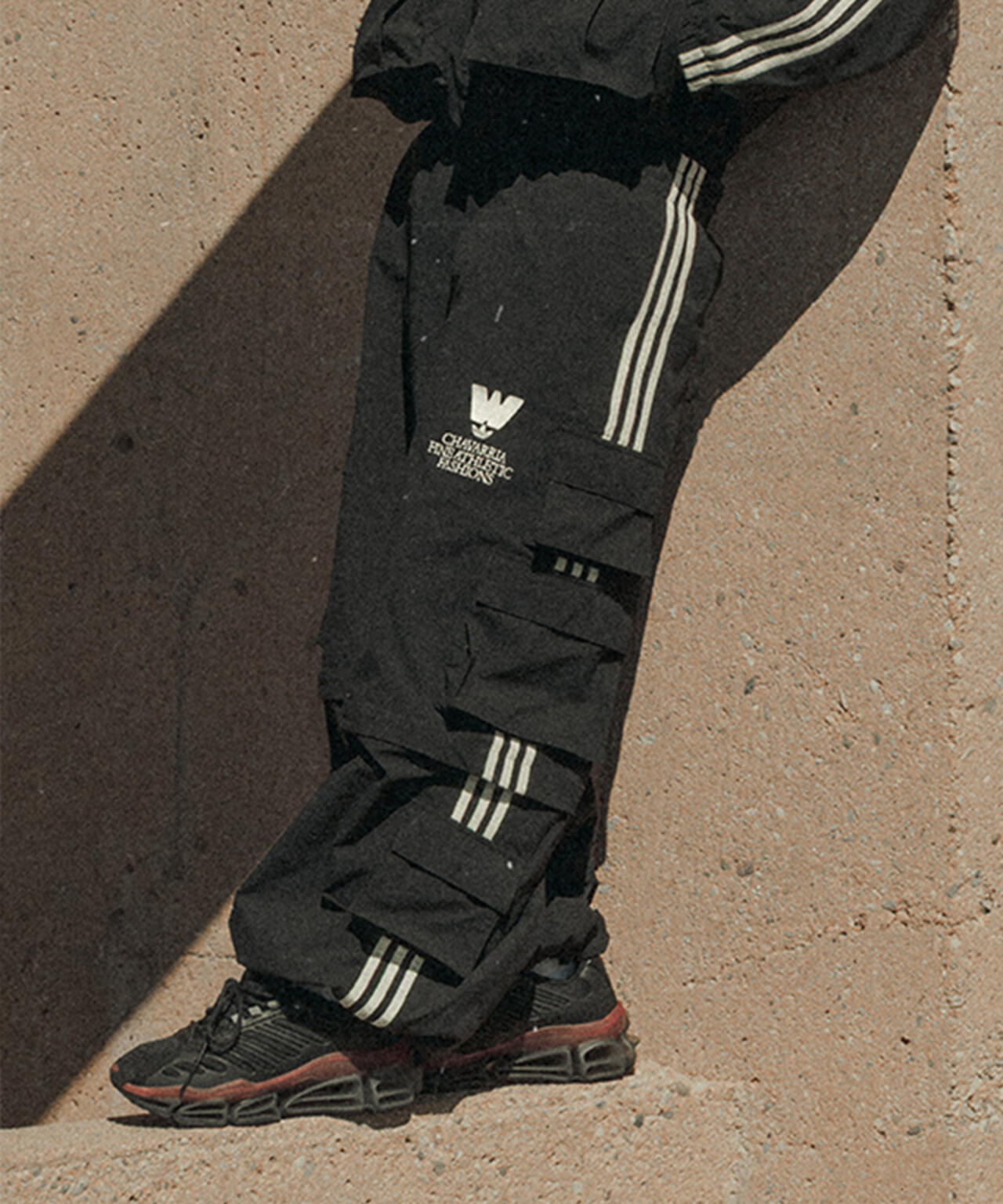 WILLY CHAVARRIA　CHINO CARGO PANT　カーゴ　黒　S adidas×WILLY CHAVARRIA/アディダス×ウィリーチャバリア/WC CARGO PANT