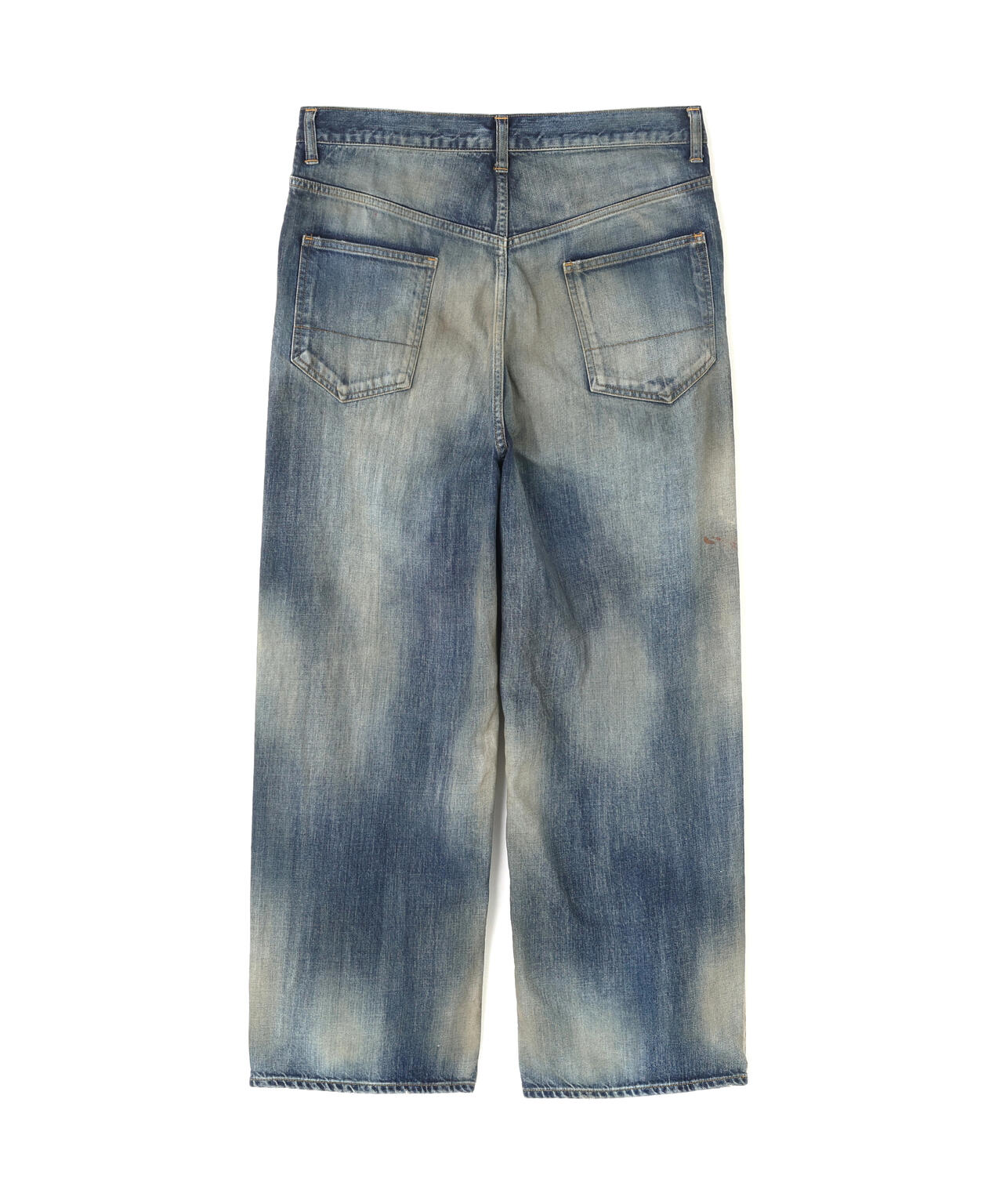ANCELLM/アンセルム/AGING MIDDLE STRAIGHT 5P DENIM/ANC-PT121-A