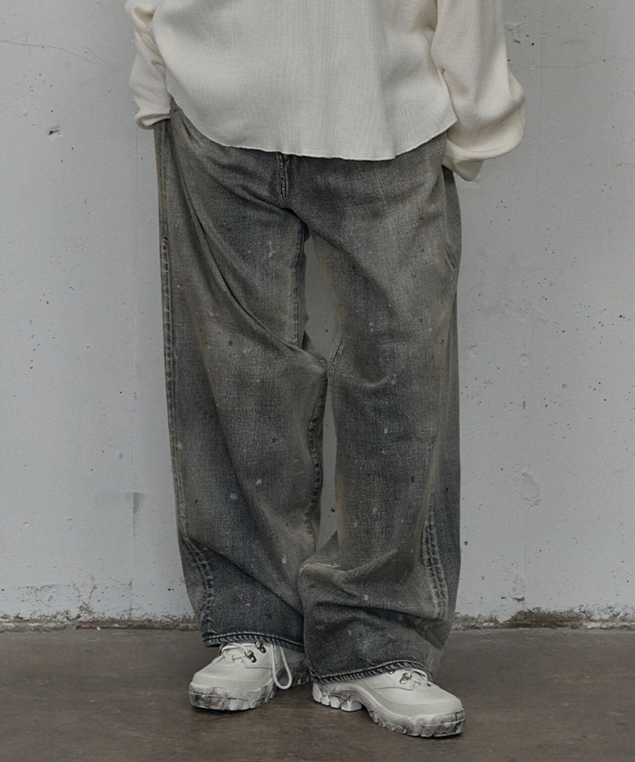 ANCELLM　アンセルム　サイズ1 ANCELLM/アンセルム/#01 MIDTAPERED 5P DENIM PANTS/ANC-#01-26SS