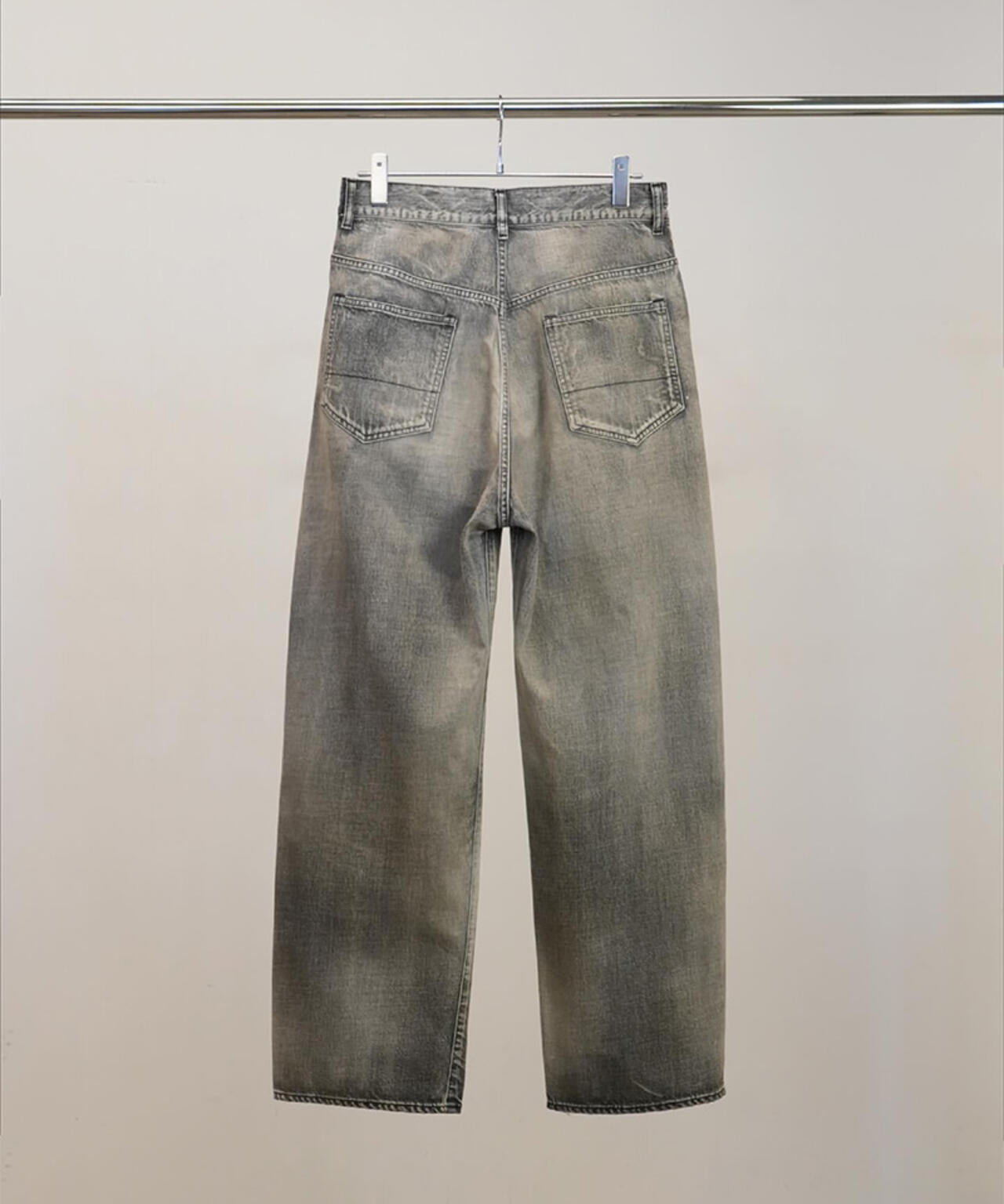 【美品】26SS アンセルム　ミドル　ストレート デニム ANCELLM（アンセルム） 2026SS 26SS AGING MIDDLE STRAIGHT 5P DENIM