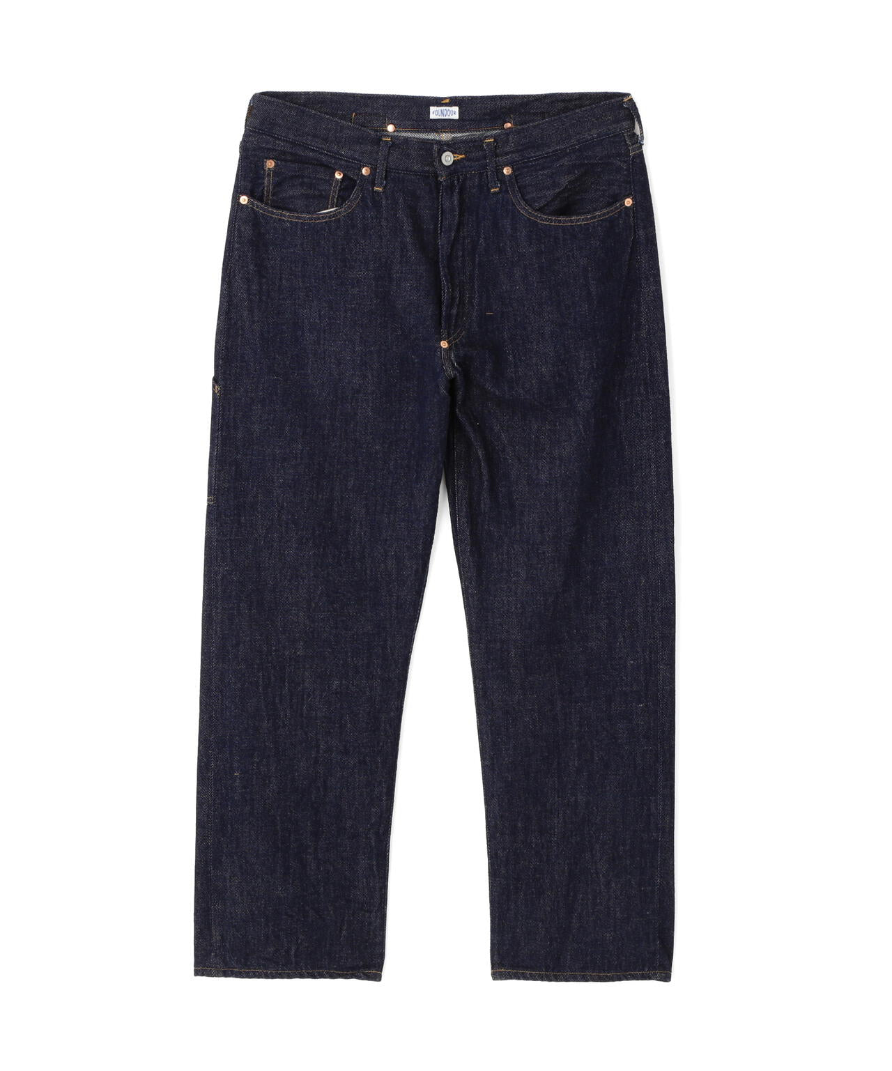 FOUNDOUR/ファウンダ/LOOSELY WOVEN DENIM WORKPT