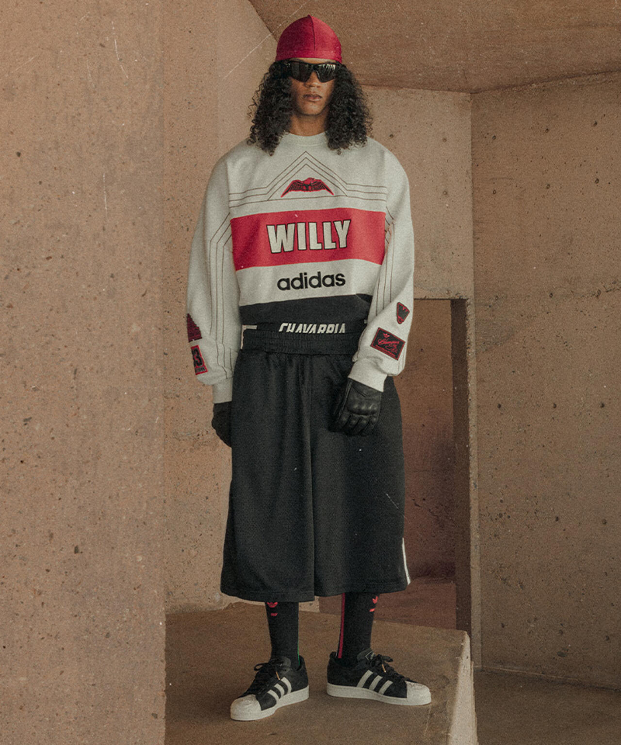 adidas×WILLY CHAVARRIA/アディダス×ウィリーチャバリア/WC MESH SHORT