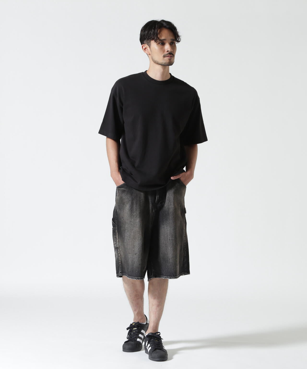 ANCELLM/アンセルム/DENIM PAINTER SHORTS/ANC-PT149-A | GARDEN