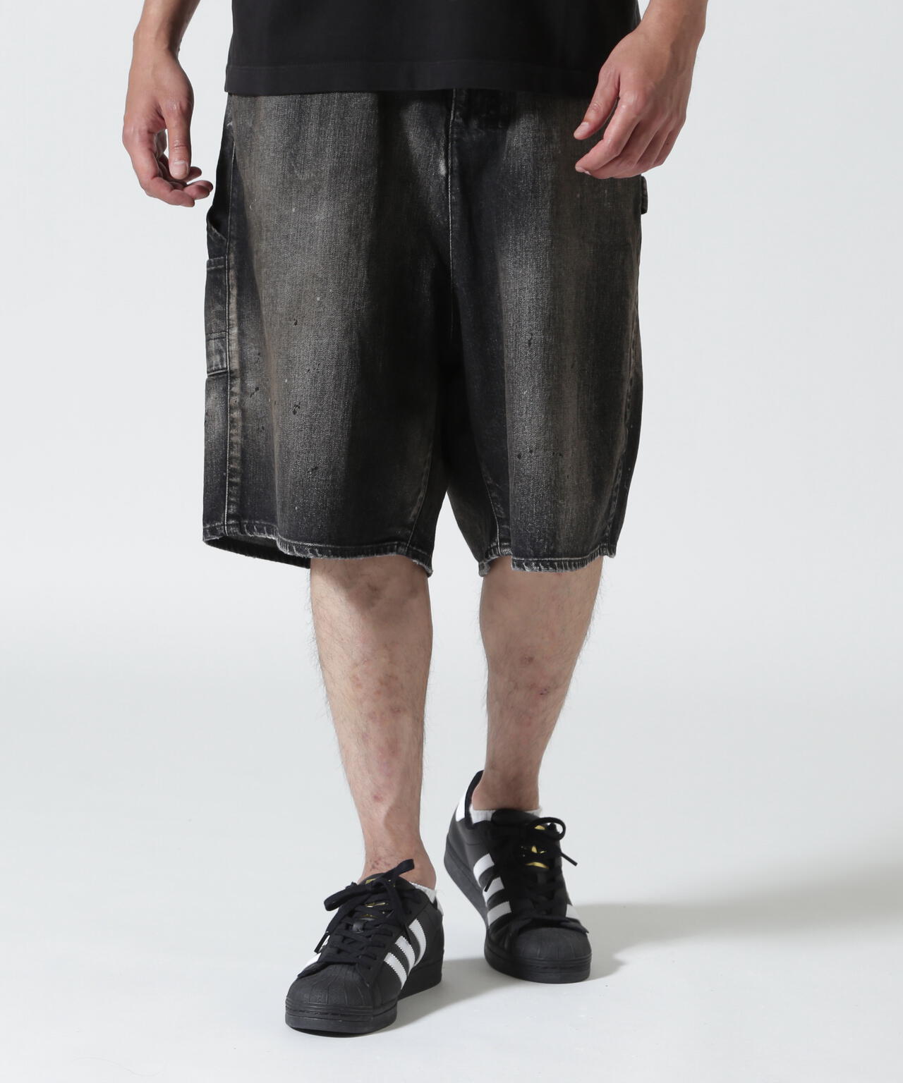 ANCELLM/アンセルム/DENIM PAINTER SHORTS/ANC-PT149-A | GARDEN