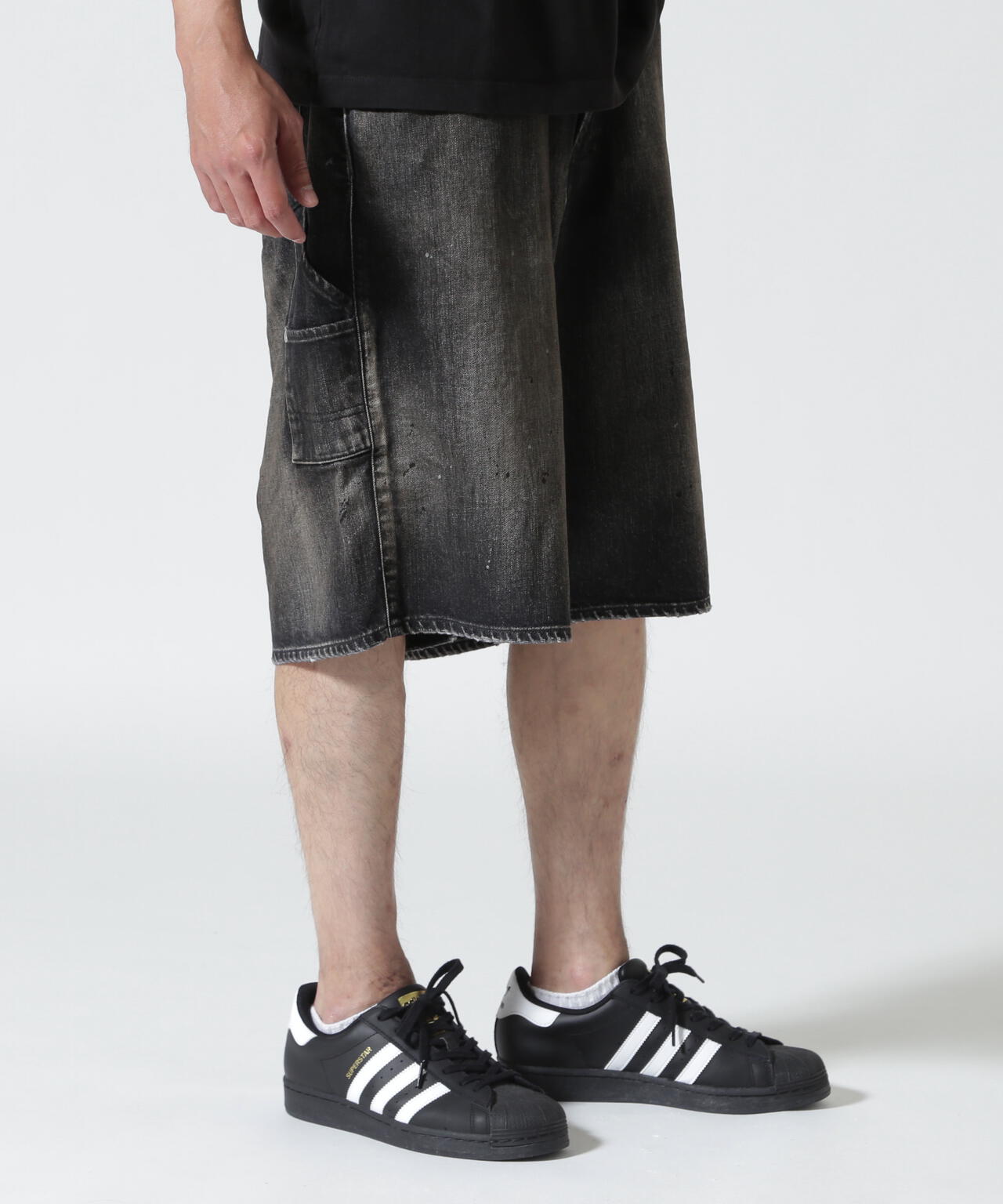 ANCELLM/アンセルム/DENIM PAINTER SHORTS/ANC-PT149-A | GARDEN