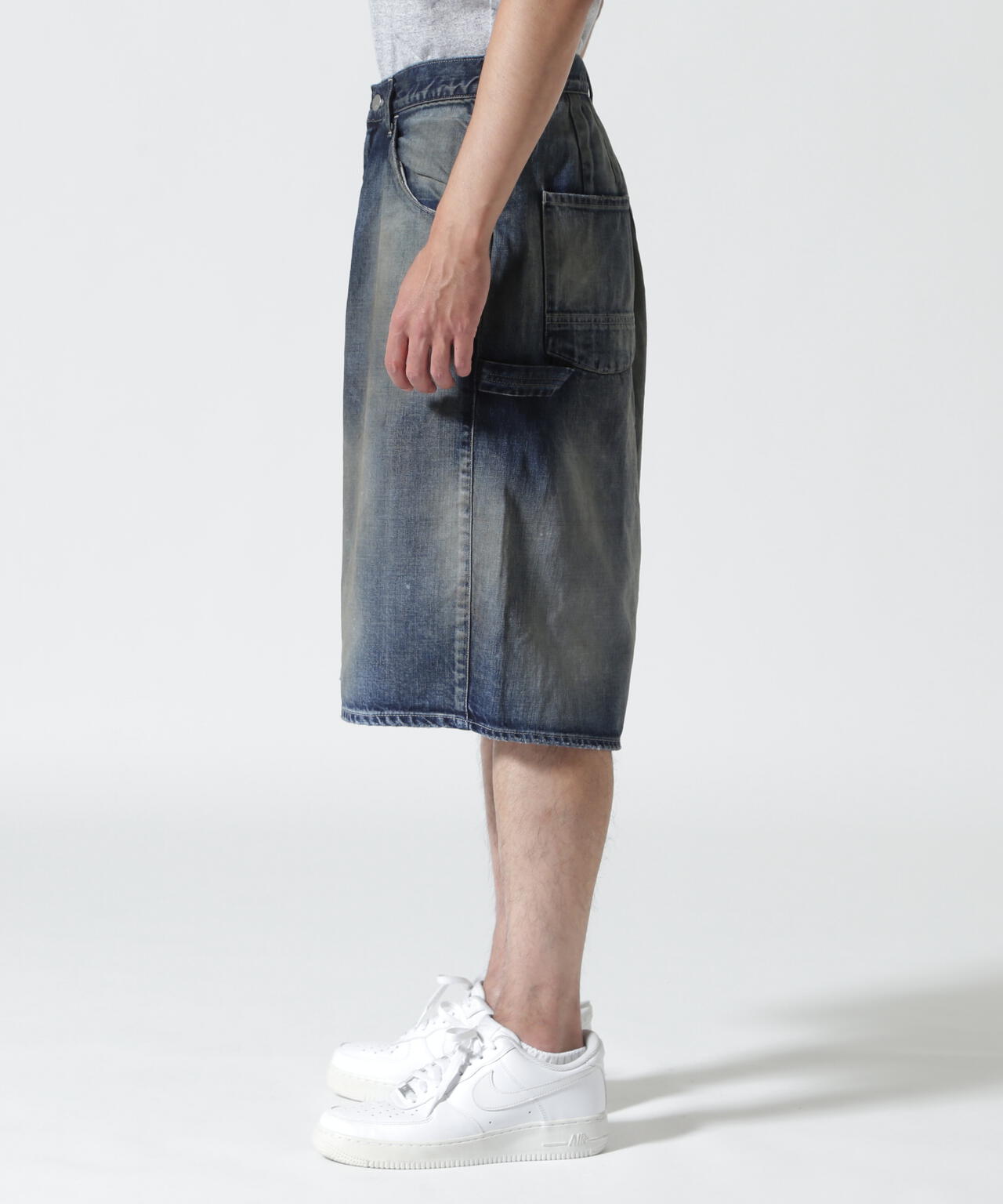 ANCELLM/アンセルム/DENIM PAINTER SHORTS/ANC-PT149-A | GARDEN
