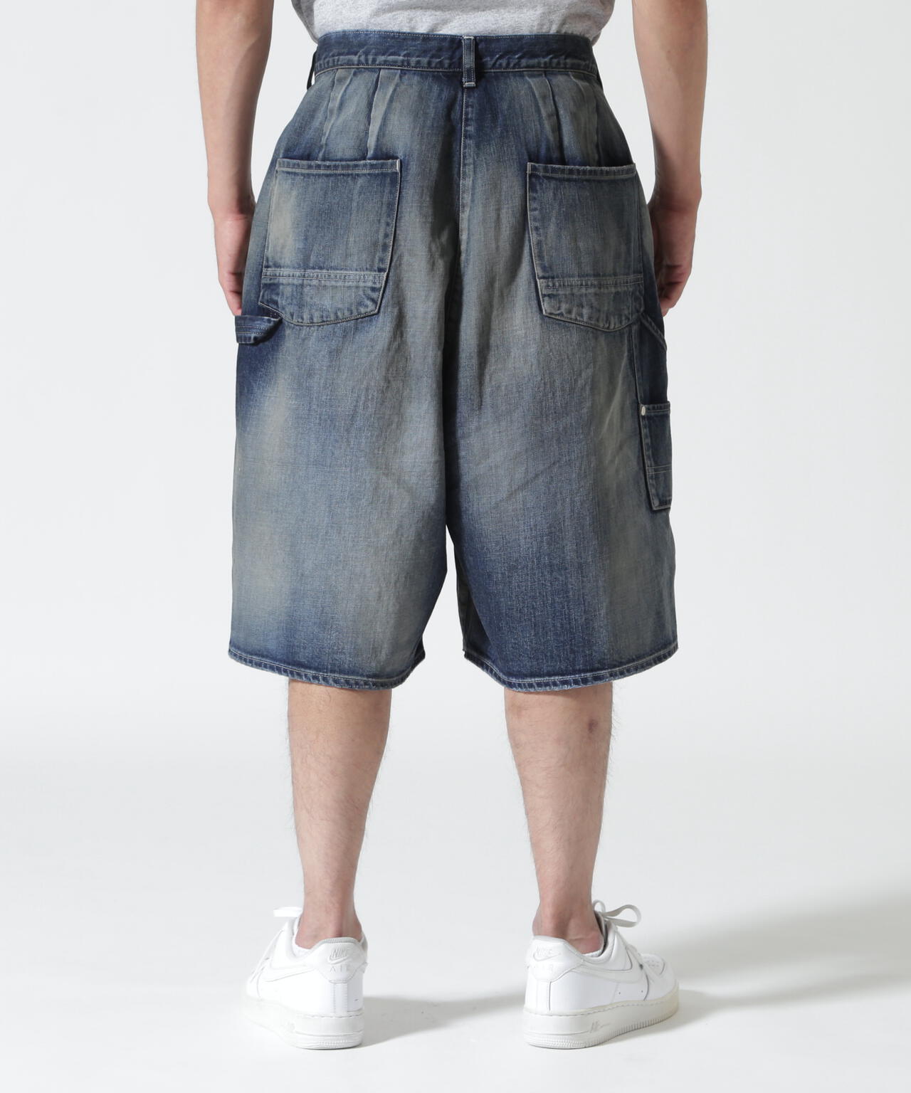 ANCELLM/アンセルム/DENIM PAINTER SHORTS/ANC-PT149-A | GARDEN