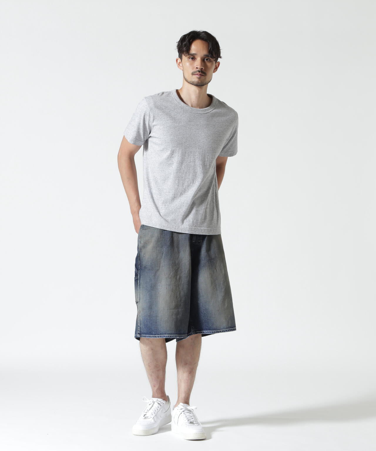 ANCELLM/アンセルム/DENIM PAINTER SHORTS/ANC-PT149-A | GARDEN