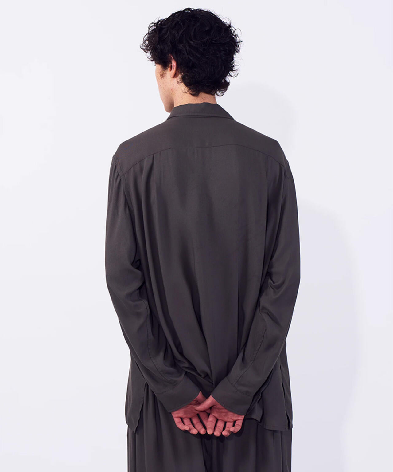 YOKE/ヨーク/Modal Twill Double Pocket Open Collar Shirt/YK26SS01215SH