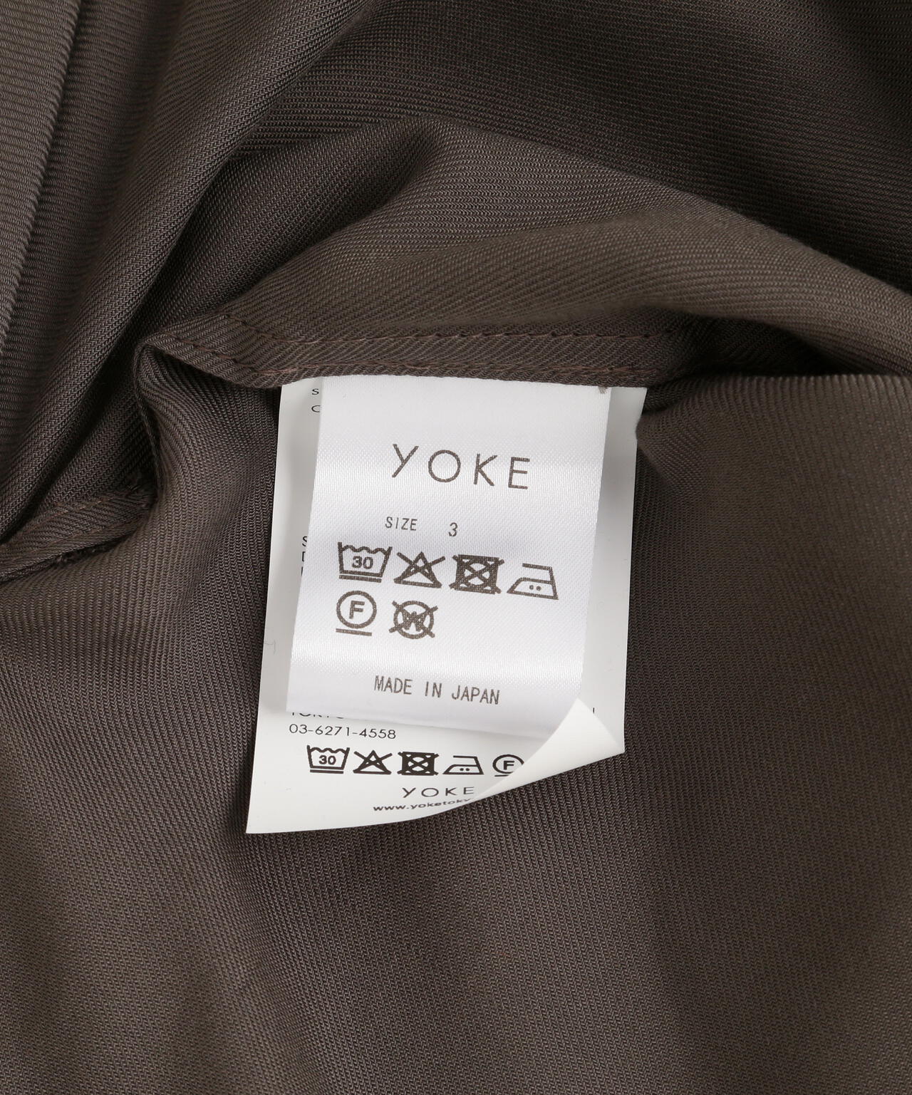 YOKE/ヨーク/Modal Twill Double Pocket Open Collar Shirt