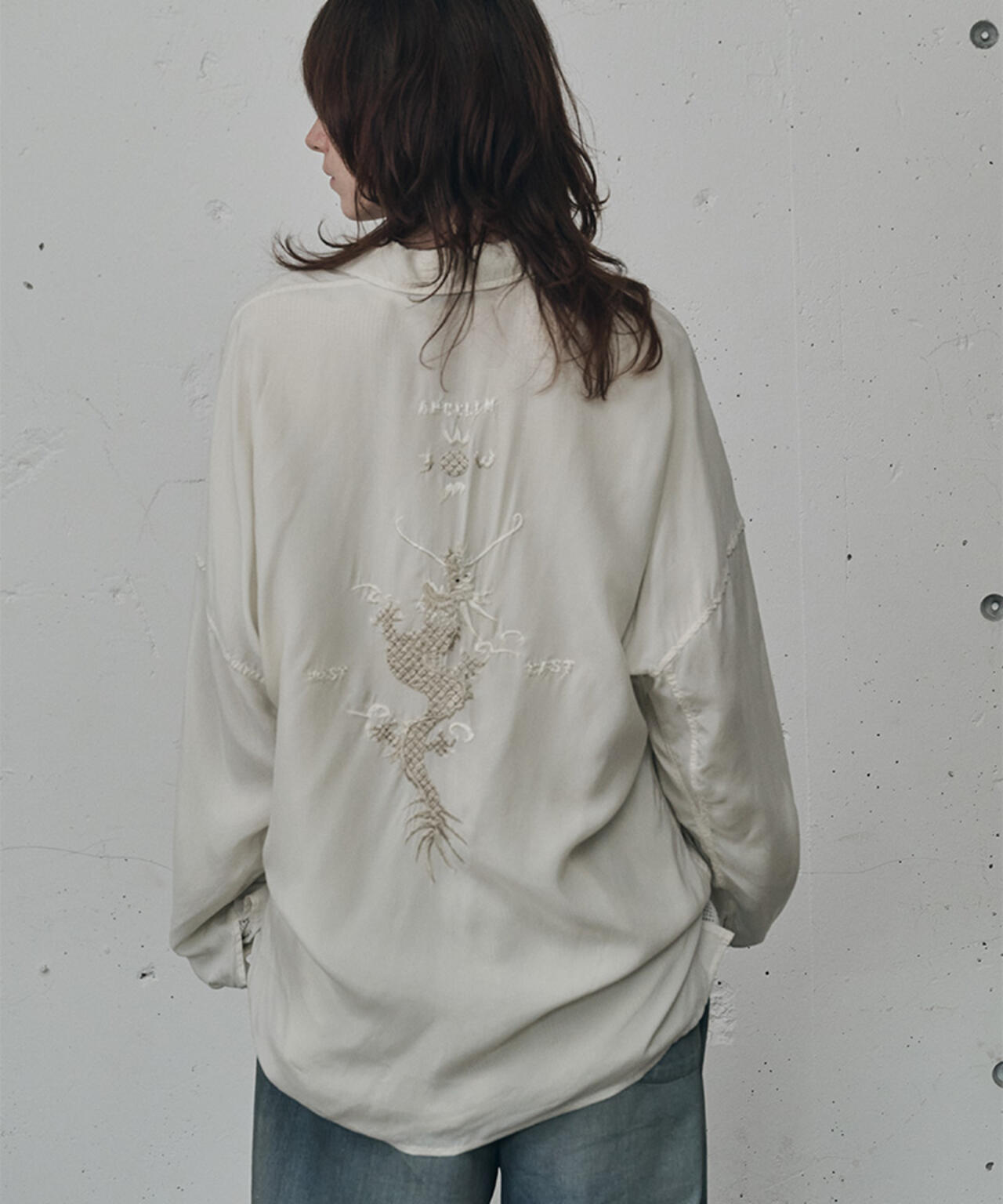 ANCELLM/アンセルム/EMBROIDERED SOUVENIR SHIRT/ANC-SH78 | GARDEN