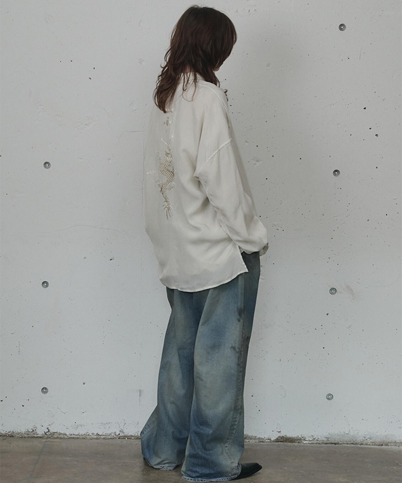 ANCELLM/アンセルム/EMBROIDERED SOUVENIR SHIRT/ANC-SH78 | GARDEN
