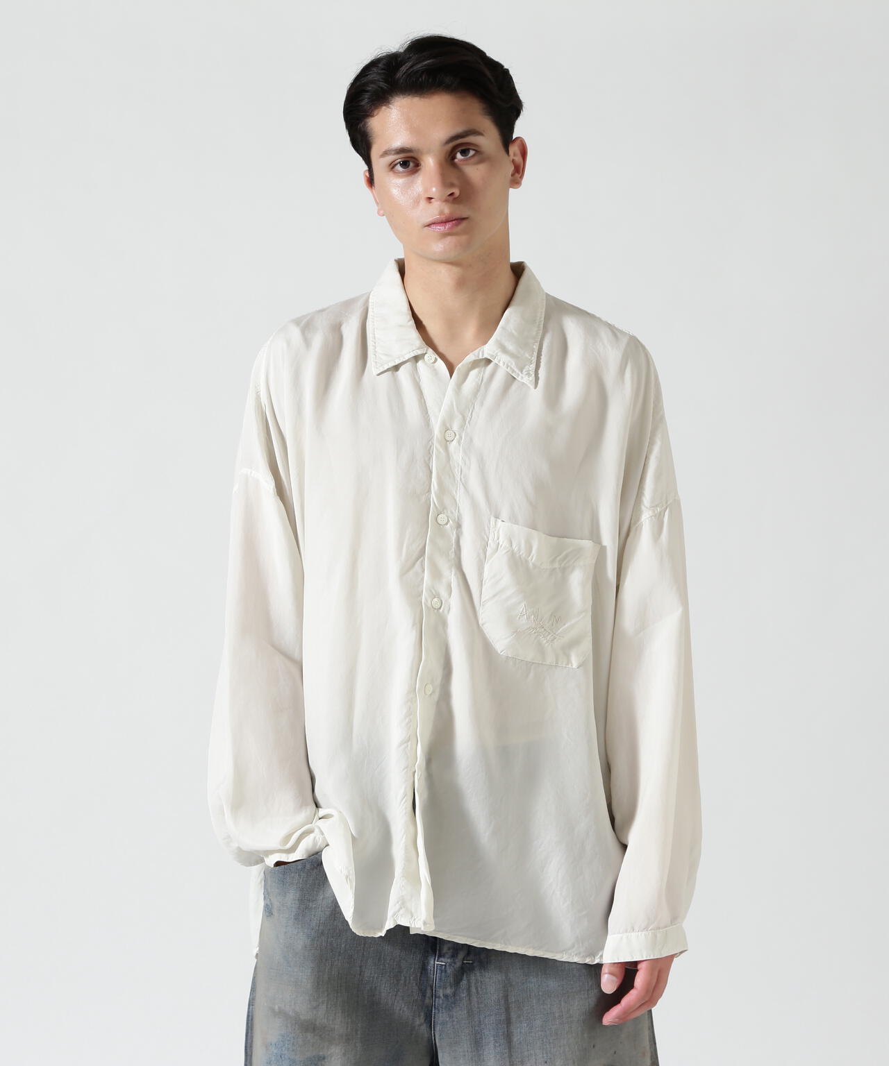 ANCELLM/アンセルム/EMBROIDERED SOUVENIR SHIRT/ANC-SH78 | GARDEN
