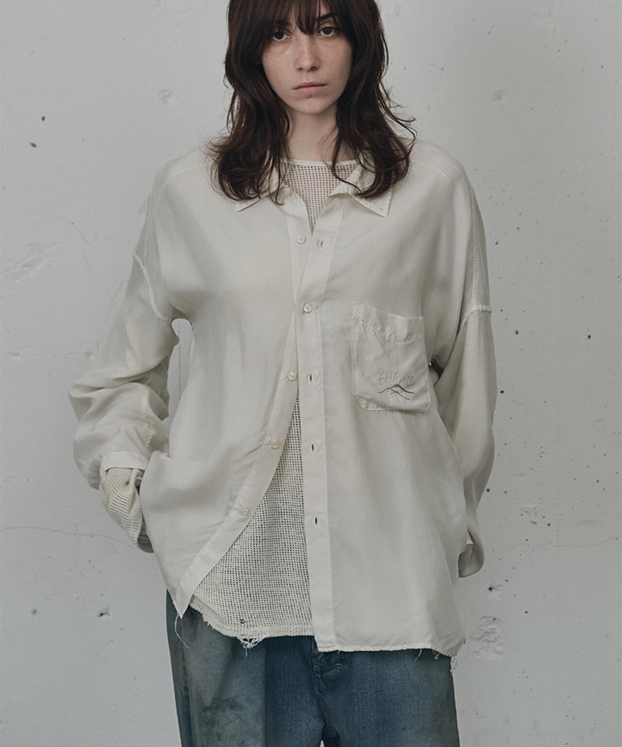 ANCELLM/アンセルム/EMBROIDERED SOUVENIR SHIRT/ANC-SH78